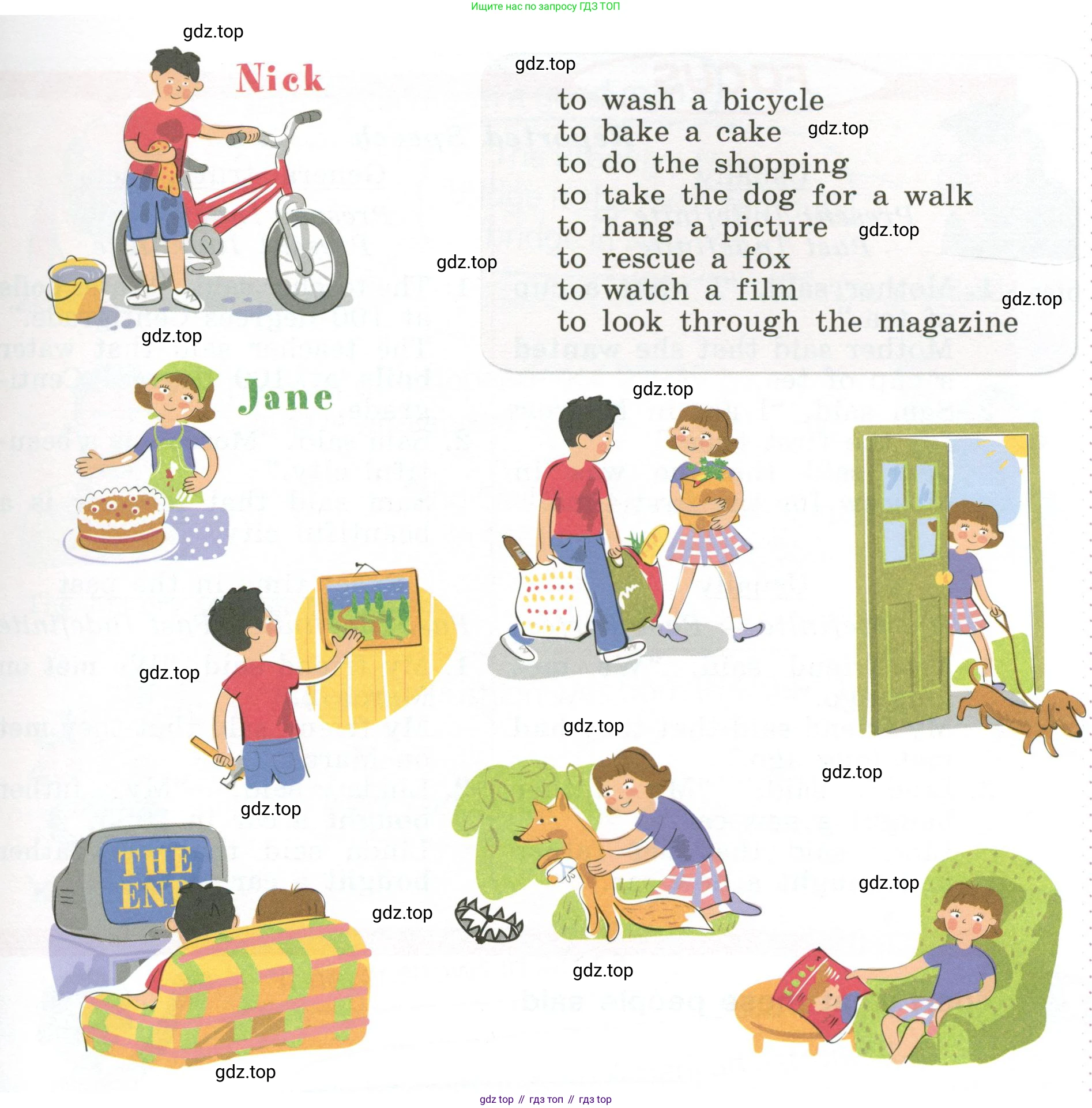 ГДЗ Английский язык (english), 6 класс Учебник (Student's book), авторы: Афанасьева Ольга Васильевна (Afanasyeva Olga), Михеева Ирина Владимировна (Mikheeva Irina), издательство Просвещение, Москва, зелёного цвета, Часть ( Part) 2, страница 90, номер 5, Условие (продолжение 2)