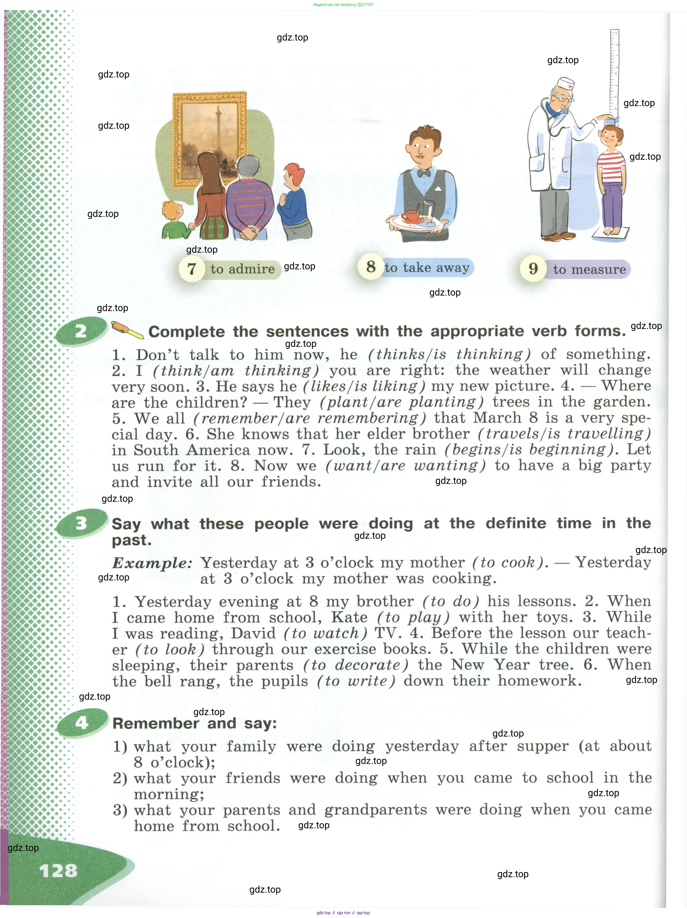 Английский язык (english), 6 класс Учебник (Student's book), авторы: Афанасьева Ольга Васильевна (Afanasyeva Olga), Михеева Ирина Владимировна (Mikheeva Irina), издательство Просвещение, Москва, зелёного цвета, Часть ( Part) 2, страница 128