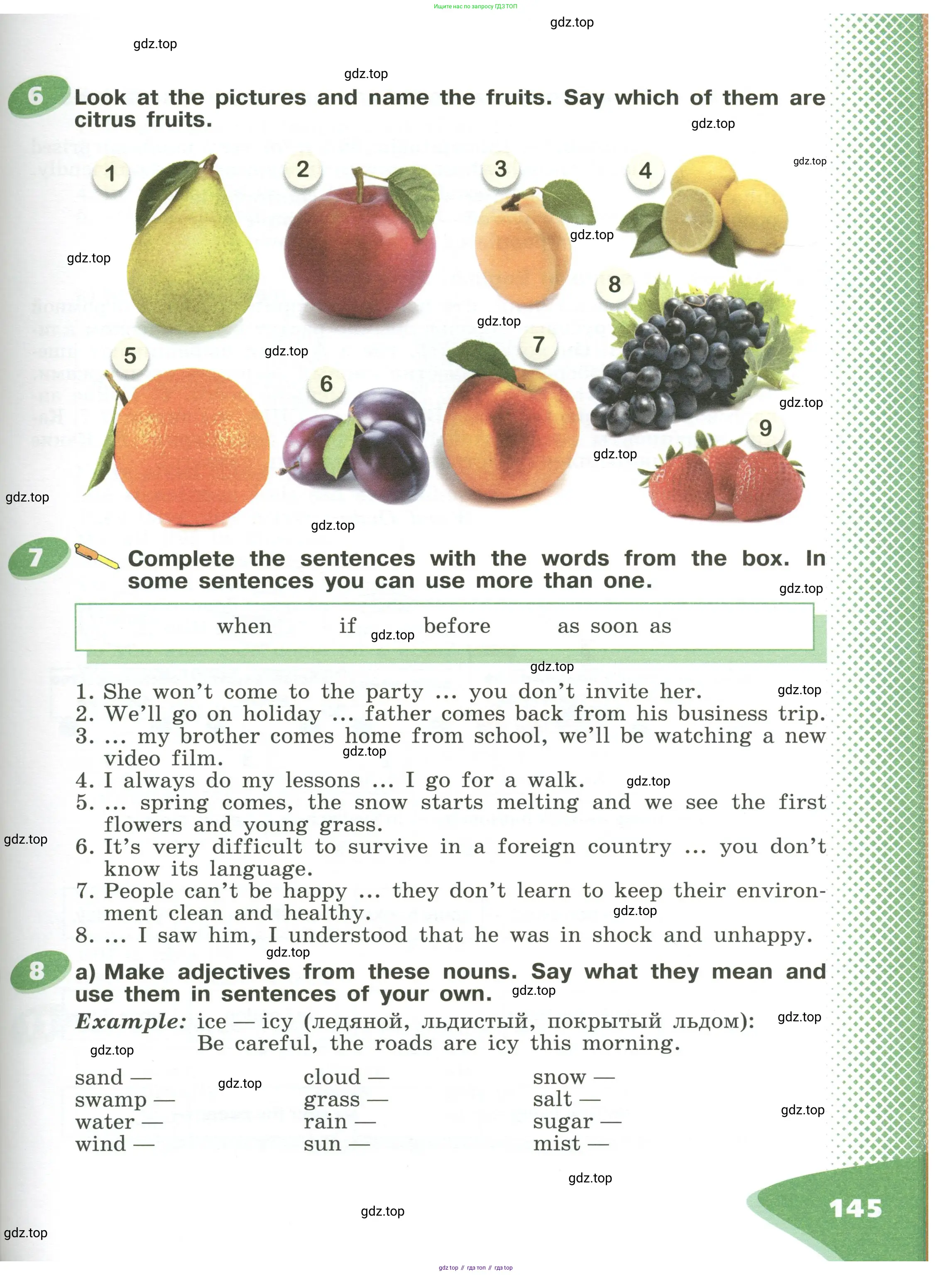 Английский язык (english), 6 класс Учебник (Student's book), авторы: Афанасьева Ольга Васильевна (Afanasyeva Olga), Михеева Ирина Владимировна (Mikheeva Irina), издательство Просвещение, Москва, зелёного цвета, Часть ( Part) 2, страница 145
