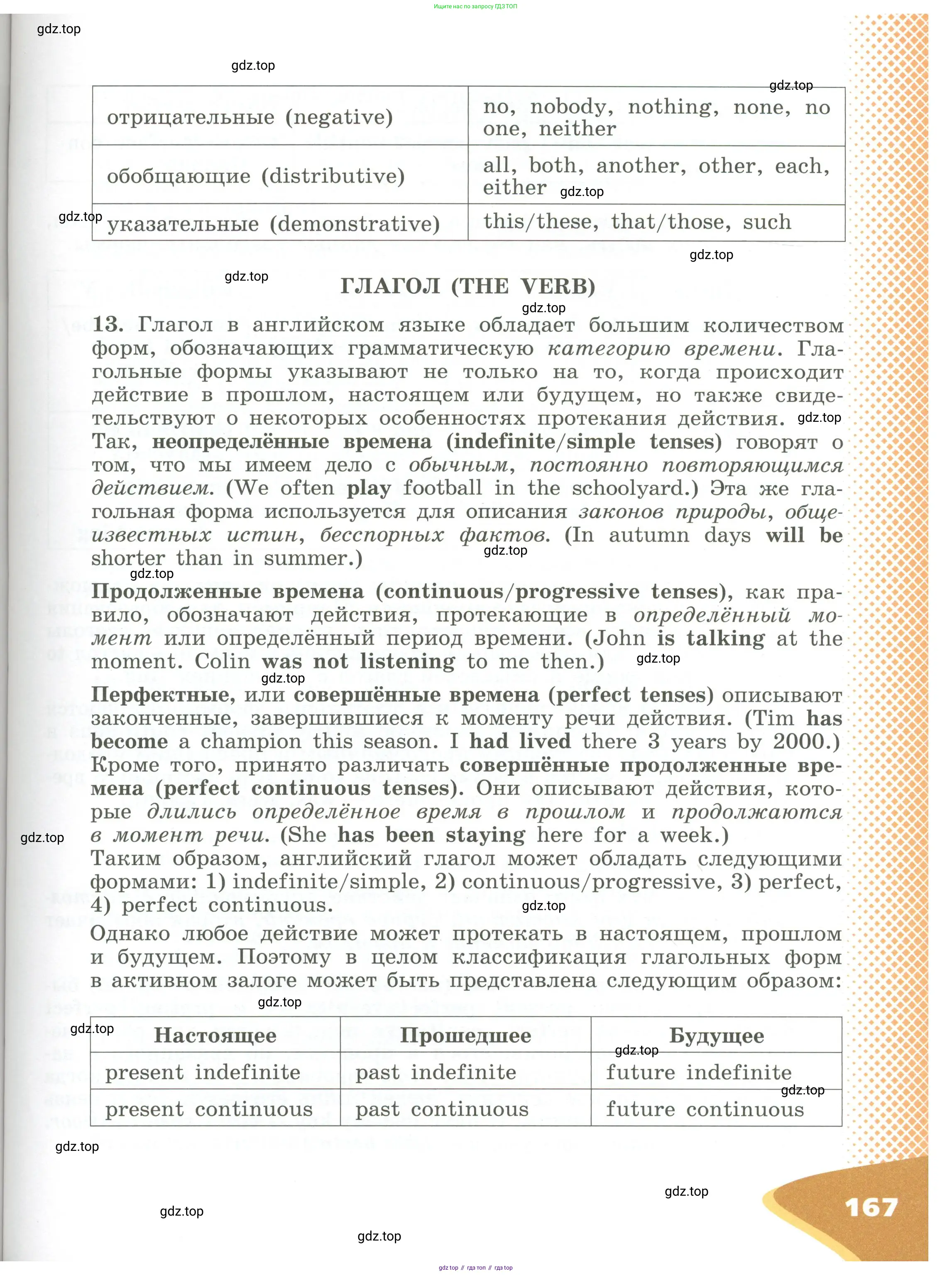 Английский язык (english), 6 класс Учебник (Student's book), авторы: Афанасьева Ольга Васильевна (Afanasyeva Olga), Михеева Ирина Владимировна (Mikheeva Irina), издательство Просвещение, Москва, зелёного цвета, страница 167