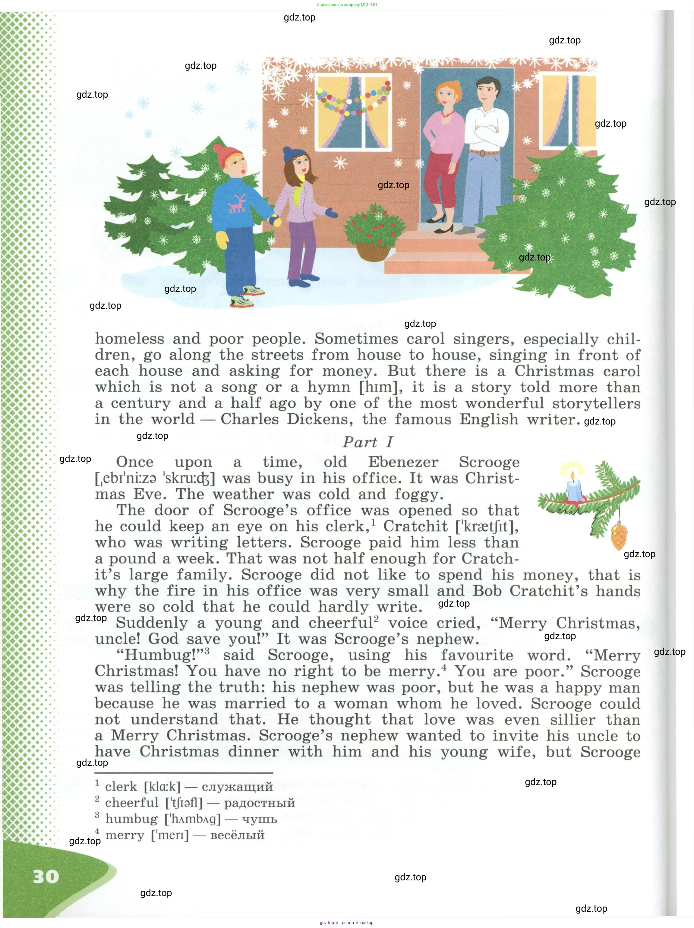 Английский язык (english), 6 класс Учебник (Student's book), авторы: Афанасьева Ольга Васильевна (Afanasyeva Olga), Михеева Ирина Владимировна (Mikheeva Irina), издательство Просвещение, Москва, зелёного цвета, Часть ( Part) 1, страница 30