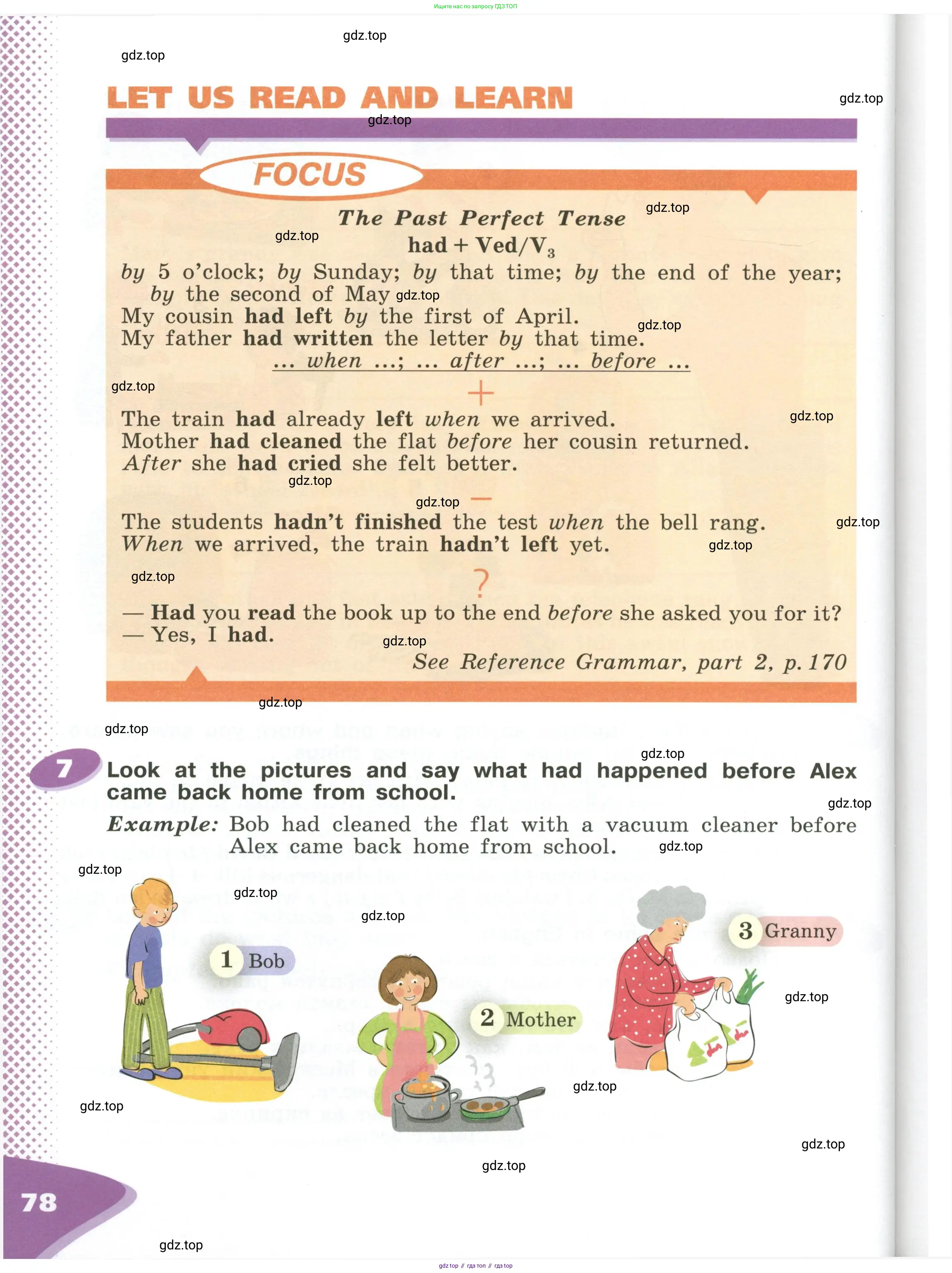 Английский язык (english), 6 класс Учебник (Student's book), авторы: Афанасьева Ольга Васильевна (Afanasyeva Olga), Михеева Ирина Владимировна (Mikheeva Irina), издательство Просвещение, Москва, зелёного цвета, Часть ( Part) 1, страница 78