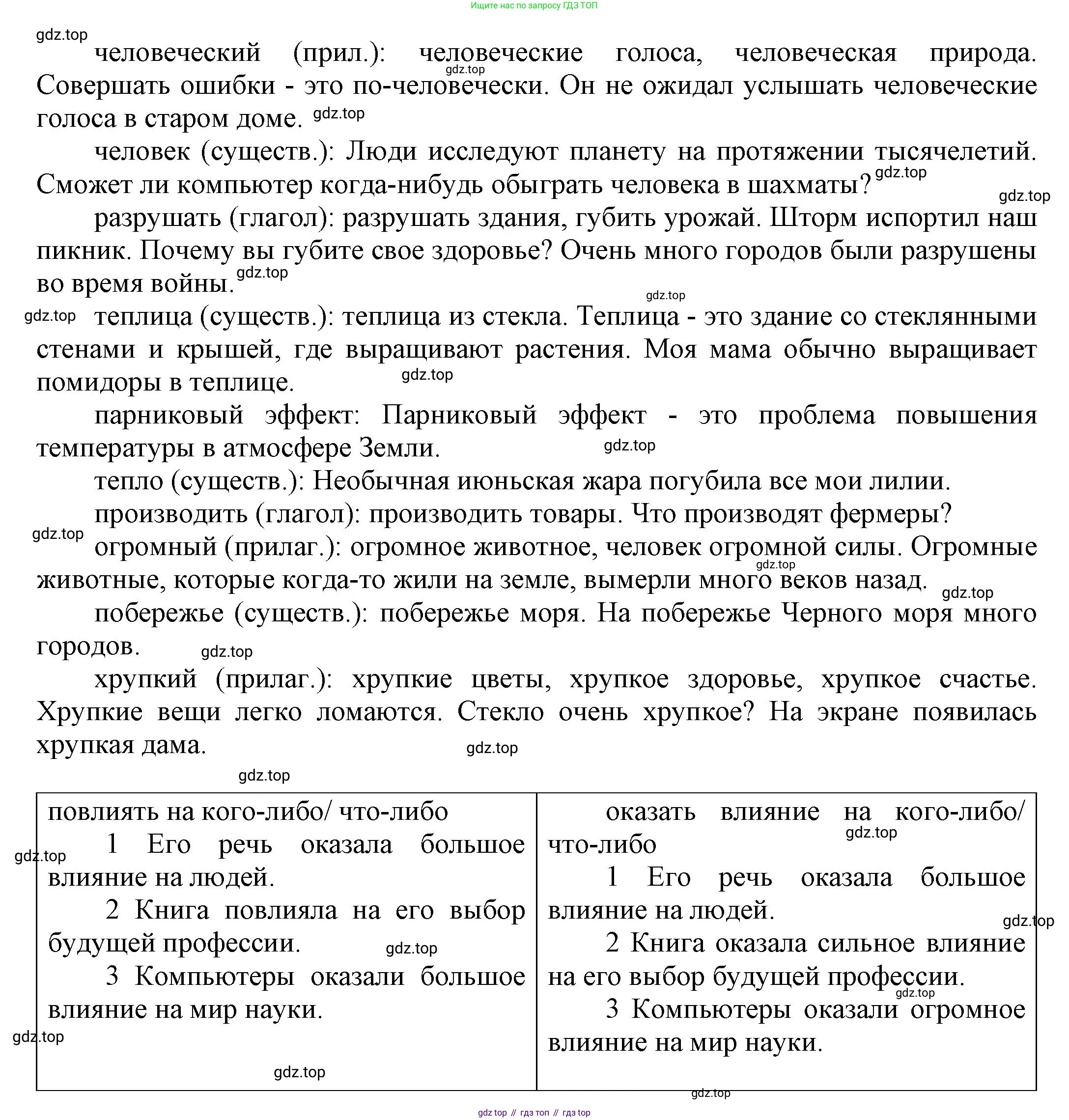 ГДЗ Английский язык (english), 6 класс Учебник (Student's book), авторы: Афанасьева Ольга Васильевна (Afanasyeva Olga), Михеева Ирина Владимировна (Mikheeva Irina), издательство Просвещение, Москва, зелёного цвета, Часть ( Part) 1, страница 21, номер 12, Решение (продолжение 2)
