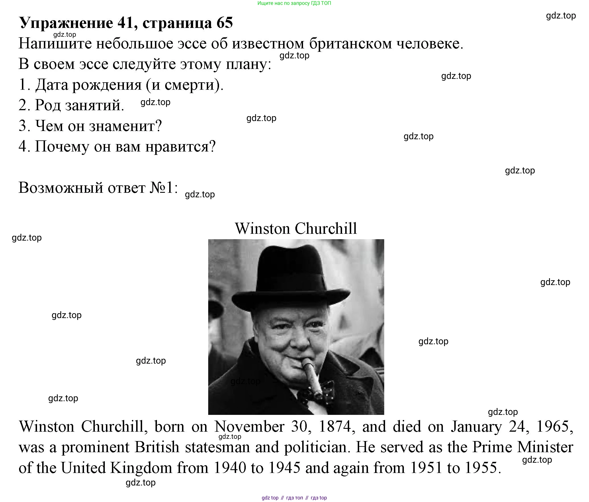 ГДЗ Английский язык (english), 6 класс рабочая тетрадь с контрольными работами (workbook + tests), авторы: Биболетова Мерем Забатовна, Денисенко Ольга Анатольевна, Трубанева Наталия Николаевна, издательство Просвещение, Москва, 2023, страница 65, номер 41, Решение