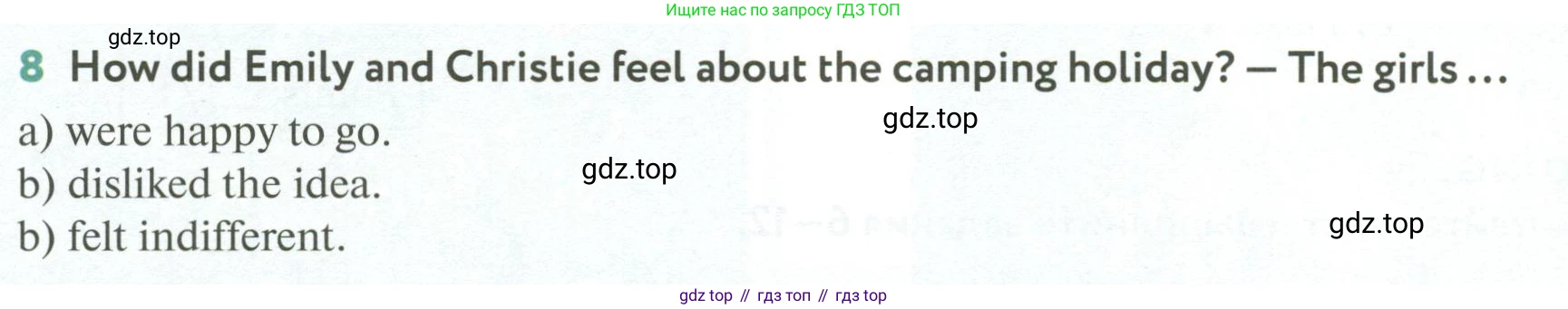 ГДЗ Английский язык (english), 6 класс Учебник (Student's book), авторы: Биболетова Мерем Забатовна, Денисенко Ольга Анатольевна, Трубанева Наталия Николаевна, издательство Просвещение, Москва, 2023, страница 182, номер 8, Условие