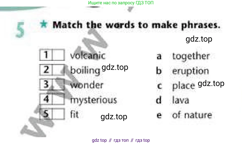 Английский язык (english), 6 класс Рабочая тетрадь (workbook), авторы: Эванс Вирджиния (Evans Virginia), Дули Дженни (Dooley Jenny), Оби Боб (Obee Bob), Мухамеджанова Наталья (Mukhamedjanova Natalya), издательство Express Publishing, Алматы, 2017, зелёного цвета, страница 17, номер 5, Условие