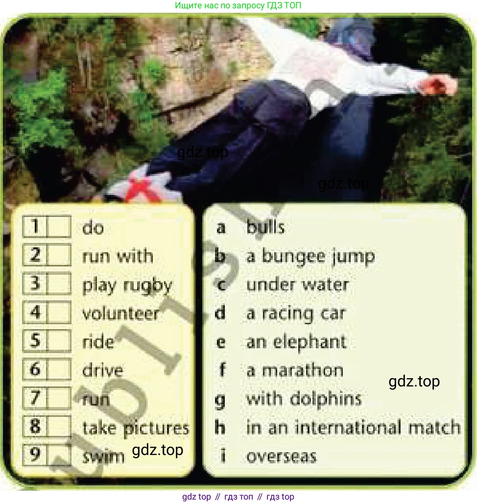 Английский язык (english), 6 класс Рабочая тетрадь (workbook), авторы: Эванс Вирджиния (Evans Virginia), Дули Дженни (Dooley Jenny), Оби Боб (Obee Bob), Мухамеджанова Наталья (Mukhamedjanova Natalya), издательство Express Publishing, Алматы, 2017, зелёного цвета, страница 21, номер 8, Условие (продолжение 2)