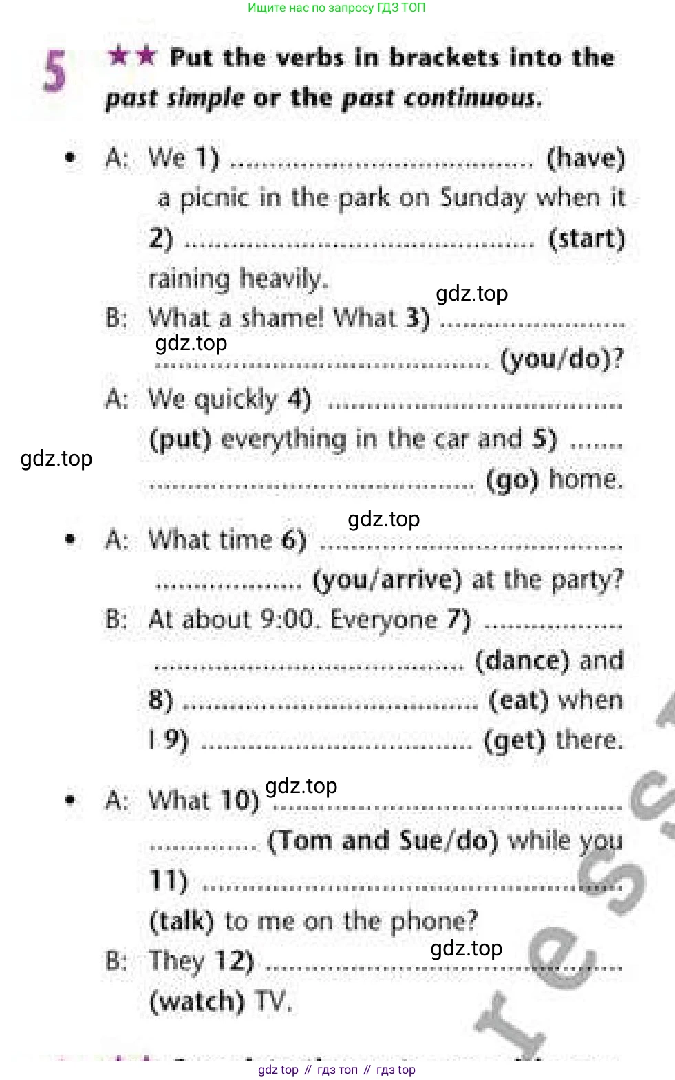 Английский язык (english), 6 класс Рабочая тетрадь (workbook), авторы: Эванс Вирджиния (Evans Virginia), Дули Дженни (Dooley Jenny), Оби Боб (Obee Bob), Мухамеджанова Наталья (Mukhamedjanova Natalya), издательство Express Publishing, Алматы, 2017, зелёного цвета, страница 31, номер 5, Условие
