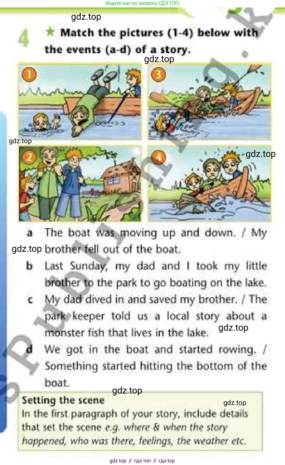 Английский язык (english), 6 класс Рабочая тетрадь (workbook), авторы: Эванс Вирджиния (Evans Virginia), Дули Дженни (Dooley Jenny), Оби Боб (Obee Bob), Мухамеджанова Наталья (Mukhamedjanova Natalya), издательство Express Publishing, Алматы, 2017, зелёного цвета, страница 35, номер 4, Условие