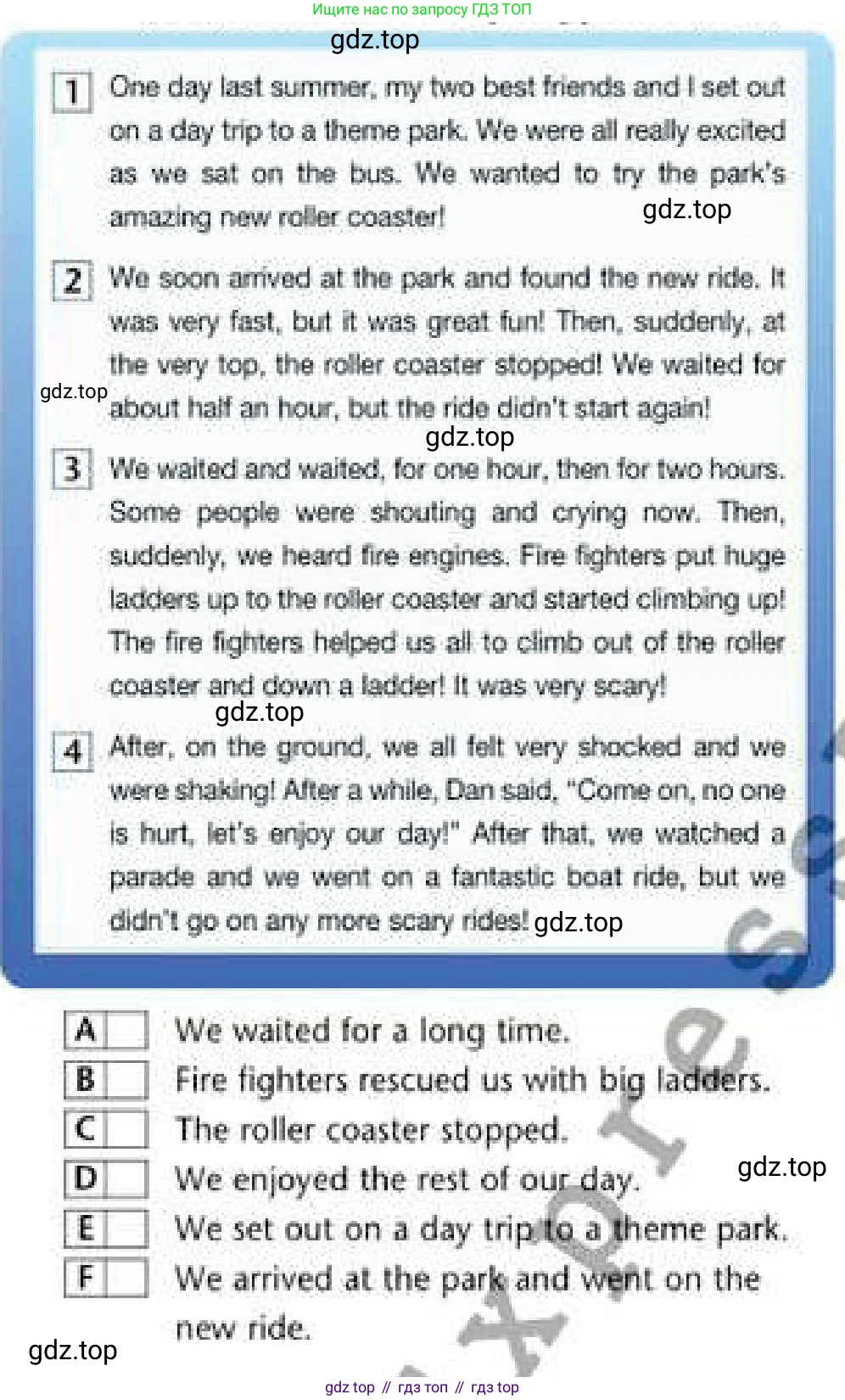 Английский язык (english), 6 класс Рабочая тетрадь (workbook), авторы: Эванс Вирджиния (Evans Virginia), Дули Дженни (Dooley Jenny), Оби Боб (Obee Bob), Мухамеджанова Наталья (Mukhamedjanova Natalya), издательство Express Publishing, Алматы, 2017, зелёного цвета, страница 35, номер 6, Условие (продолжение 2)