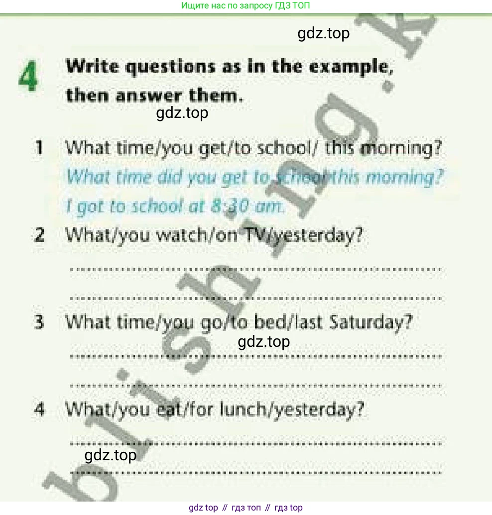 Английский язык (english), 6 класс Рабочая тетрадь (workbook), авторы: Эванс Вирджиния (Evans Virginia), Дули Дженни (Dooley Jenny), Оби Боб (Obee Bob), Мухамеджанова Наталья (Mukhamedjanova Natalya), издательство Express Publishing, Алматы, 2017, зелёного цвета, страница 76, номер 4, Условие