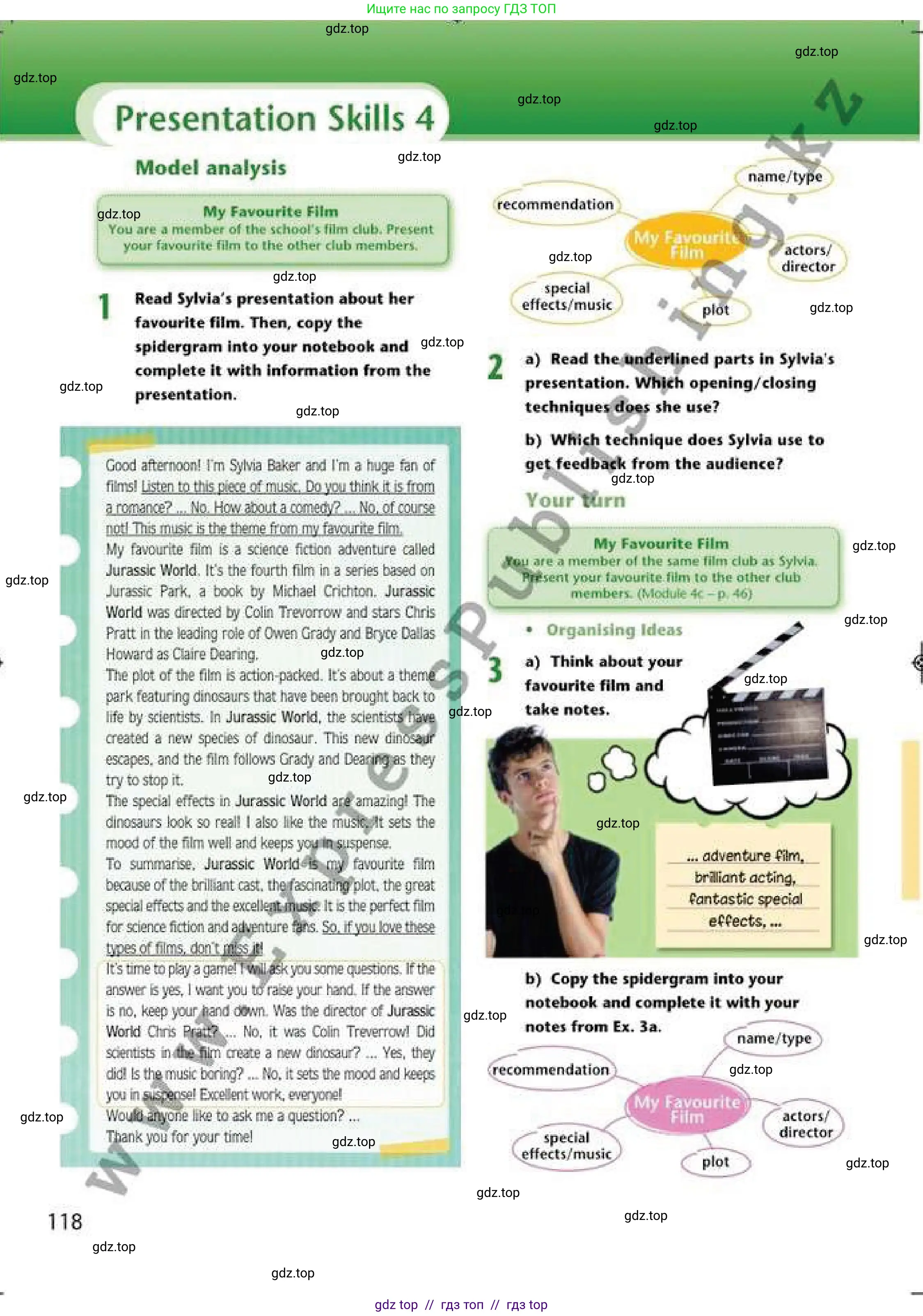 Английский язык (english), 6 класс Рабочая тетрадь (workbook), авторы: Эванс Вирджиния (Evans Virginia), Дули Дженни (Dooley Jenny), Оби Боб (Obee Bob), Мухамеджанова Наталья (Mukhamedjanova Natalya), издательство Express Publishing, Алматы, 2017, зелёного цвета, страница 118