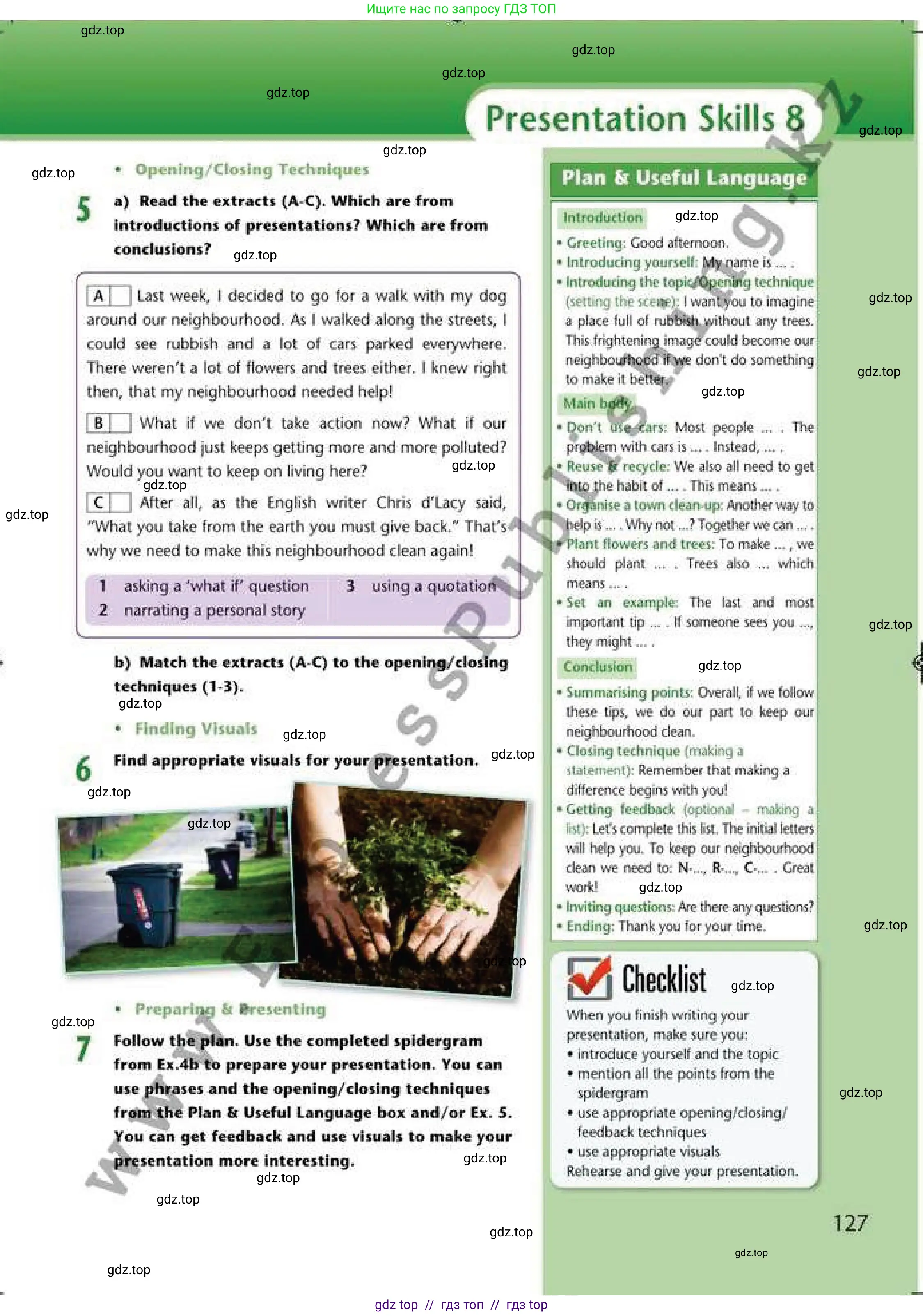 Английский язык (english), 6 класс Рабочая тетрадь (workbook), авторы: Эванс Вирджиния (Evans Virginia), Дули Дженни (Dooley Jenny), Оби Боб (Obee Bob), Мухамеджанова Наталья (Mukhamedjanova Natalya), издательство Express Publishing, Алматы, 2017, зелёного цвета, страница 127