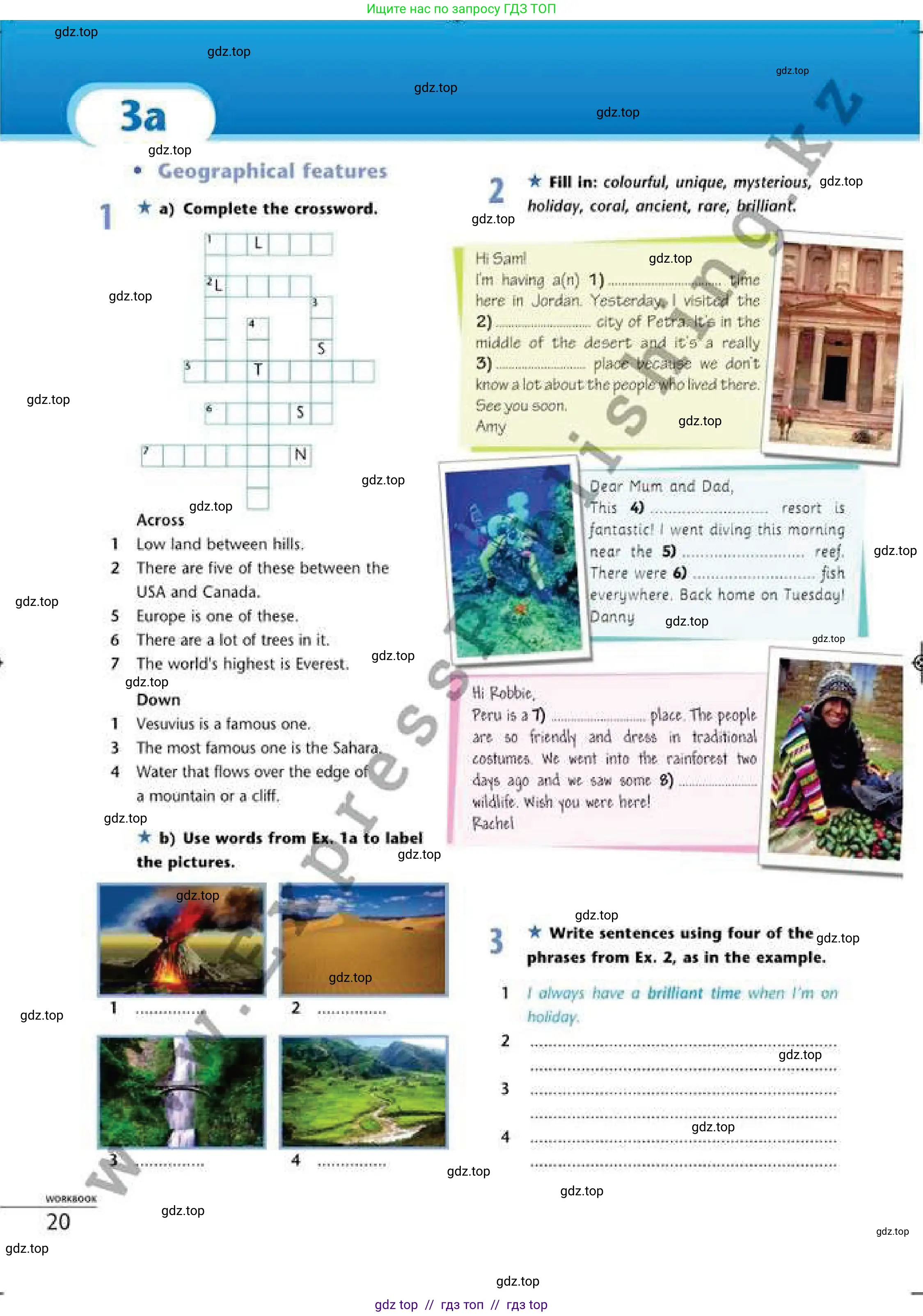 Английский язык (english), 6 класс Рабочая тетрадь (workbook), авторы: Эванс Вирджиния (Evans Virginia), Дули Дженни (Dooley Jenny), Оби Боб (Obee Bob), Мухамеджанова Наталья (Mukhamedjanova Natalya), издательство Express Publishing, Алматы, 2017, зелёного цвета, страница 20
