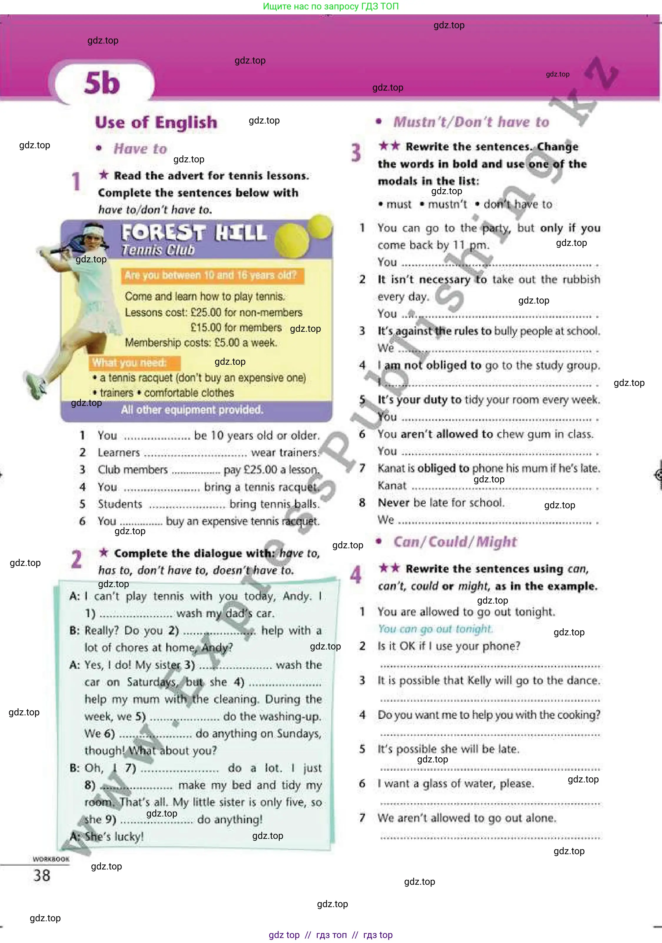 Английский язык (english), 6 класс Рабочая тетрадь (workbook), авторы: Эванс Вирджиния (Evans Virginia), Дули Дженни (Dooley Jenny), Оби Боб (Obee Bob), Мухамеджанова Наталья (Mukhamedjanova Natalya), издательство Express Publishing, Алматы, 2017, зелёного цвета, страница 38