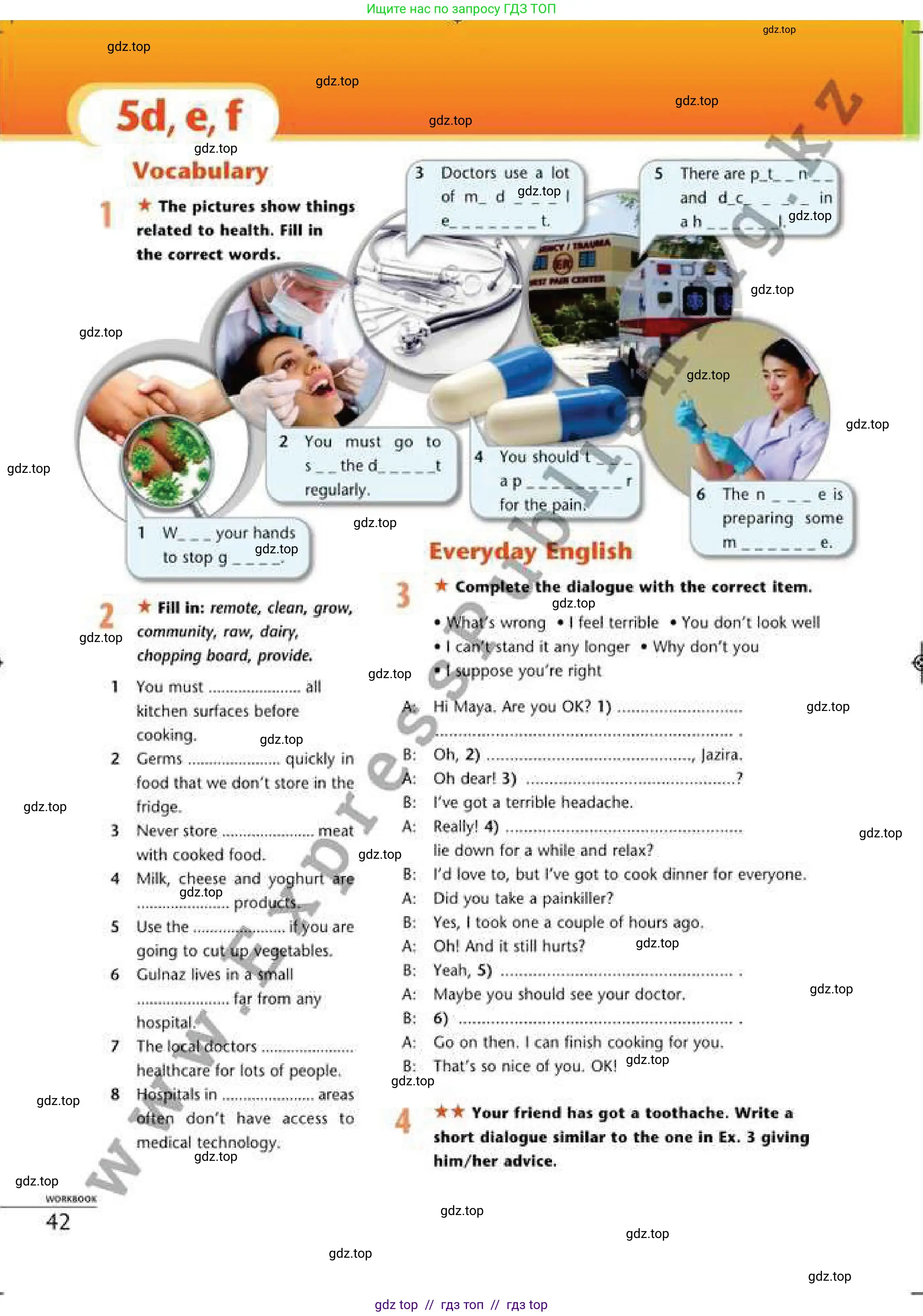 Английский язык (english), 6 класс Рабочая тетрадь (workbook), авторы: Эванс Вирджиния (Evans Virginia), Дули Дженни (Dooley Jenny), Оби Боб (Obee Bob), Мухамеджанова Наталья (Mukhamedjanova Natalya), издательство Express Publishing, Алматы, 2017, зелёного цвета, страница 42