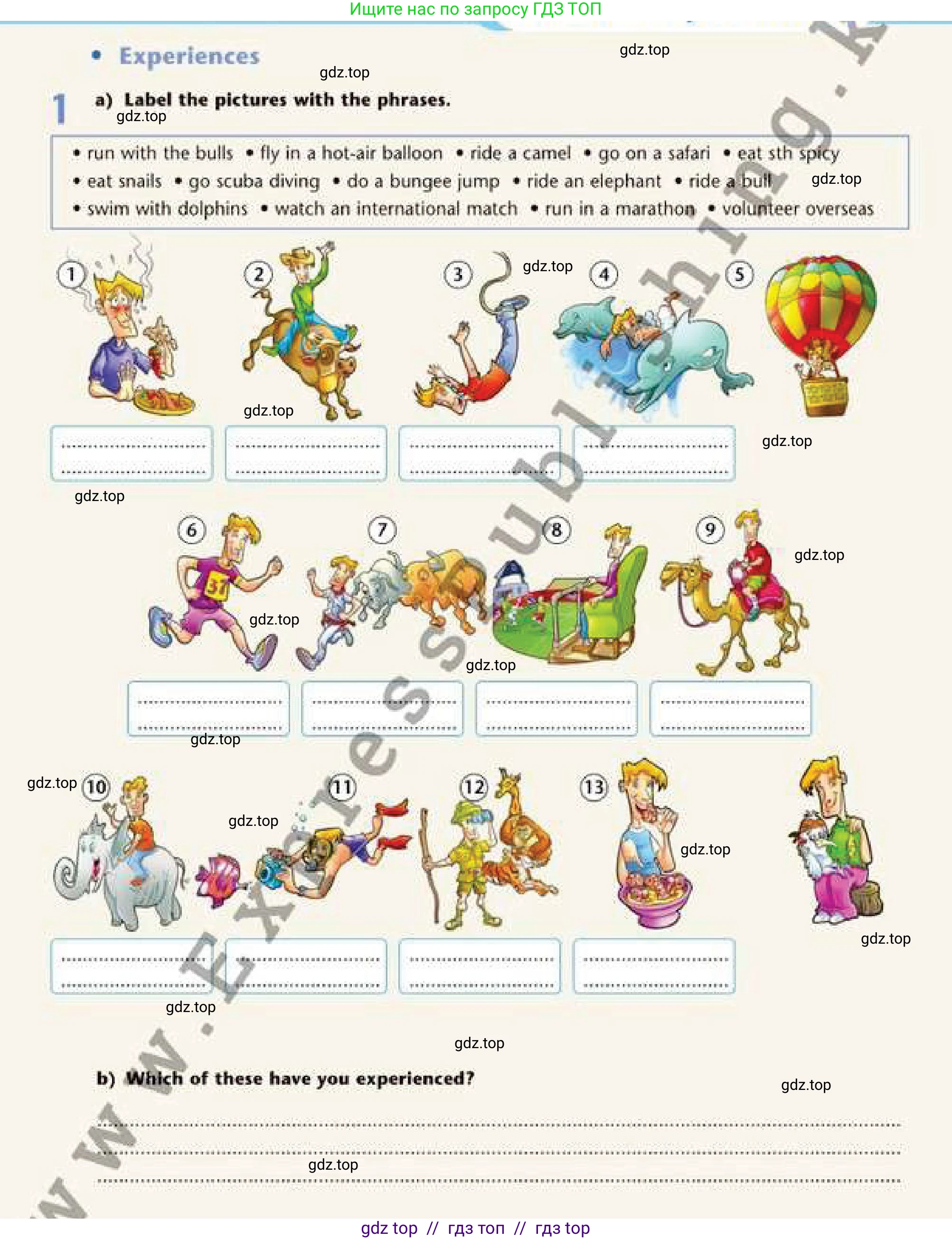 Английский язык (english), 6 класс Рабочая тетрадь (workbook), авторы: Эванс Вирджиния (Evans Virginia), Дули Дженни (Dooley Jenny), Оби Боб (Obee Bob), Мухамеджанова Наталья (Mukhamedjanova Natalya), издательство Express Publishing, Алматы, 2017, зелёного цвета, страница 93, номер 1, Условие