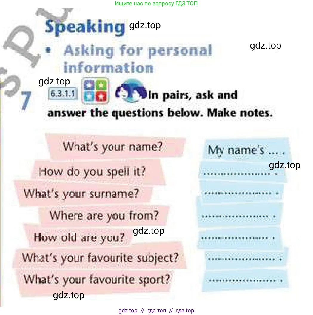 Английский язык (english), 6 класс Учебник (Student's book), авторы: Эванс Вирджиния (Evans Virginia), Дули Дженни (Dooley Jenny), Оби Боб (Obee Bob), Мухамеджанова Наталья (Mukhamedjanova Natalya), издательство Express Publishing, Алматы, 2018, зелёного цвета, страница 7, номер 7, Условие
