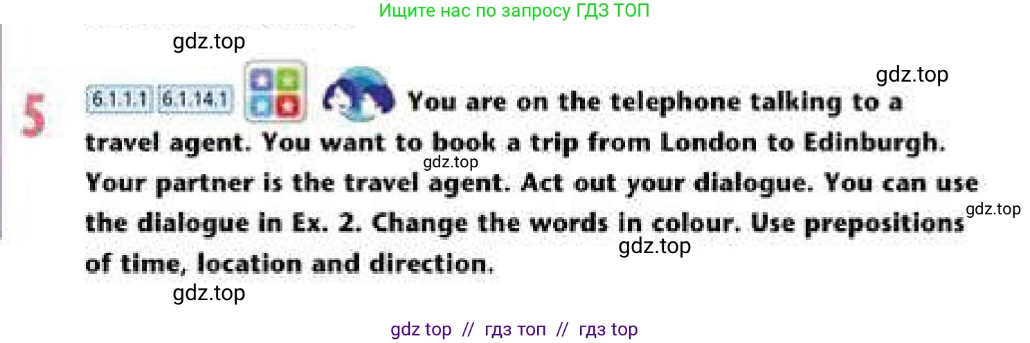 Английский язык (english), 6 класс Учебник (Student's book), авторы: Эванс Вирджиния (Evans Virginia), Дули Дженни (Dooley Jenny), Оби Боб (Obee Bob), Мухамеджанова Наталья (Mukhamedjanova Natalya), издательство Express Publishing, Алматы, 2018, зелёного цвета, страница 36, номер 5, Условие