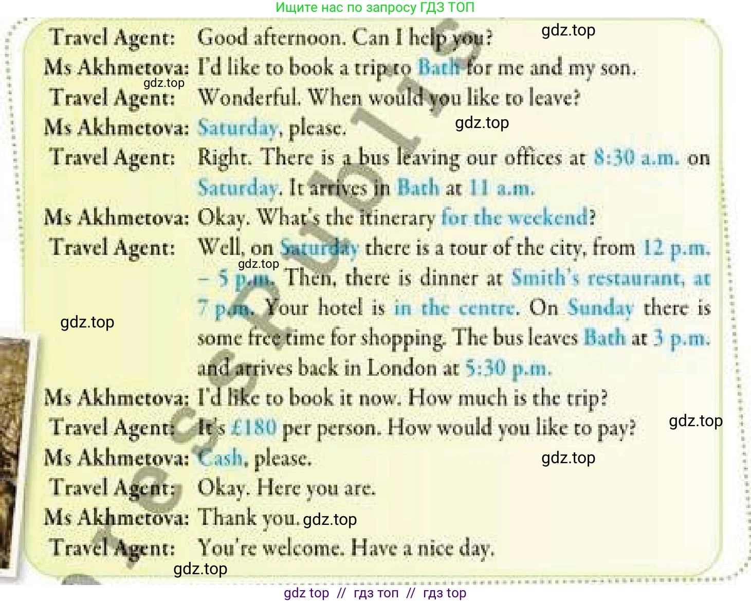 Английский язык (english), 6 класс Учебник (Student's book), авторы: Эванс Вирджиния (Evans Virginia), Дули Дженни (Dooley Jenny), Оби Боб (Obee Bob), Мухамеджанова Наталья (Mukhamedjanova Natalya), издательство Express Publishing, Алматы, 2018, зелёного цвета, страница 36, номер 5, Условие (продолжение 2)