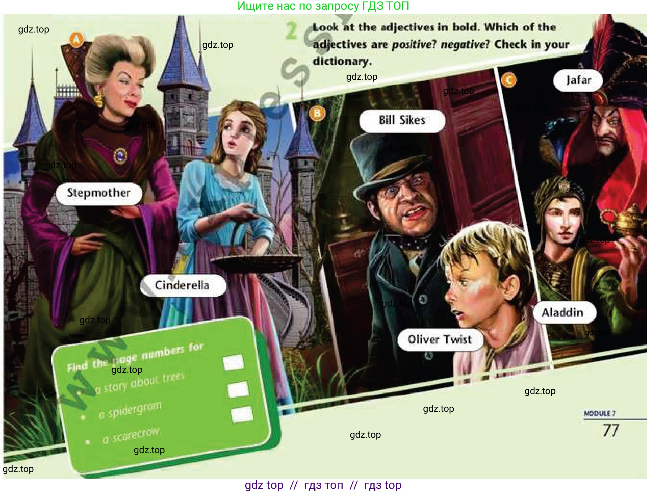 Английский язык (english), 6 класс Учебник (Student's book), авторы: Эванс Вирджиния (Evans Virginia), Дули Дженни (Dooley Jenny), Оби Боб (Obee Bob), Мухамеджанова Наталья (Mukhamedjanova Natalya), издательство Express Publishing, Алматы, 2018, зелёного цвета, страница 77, номер 2, Условие