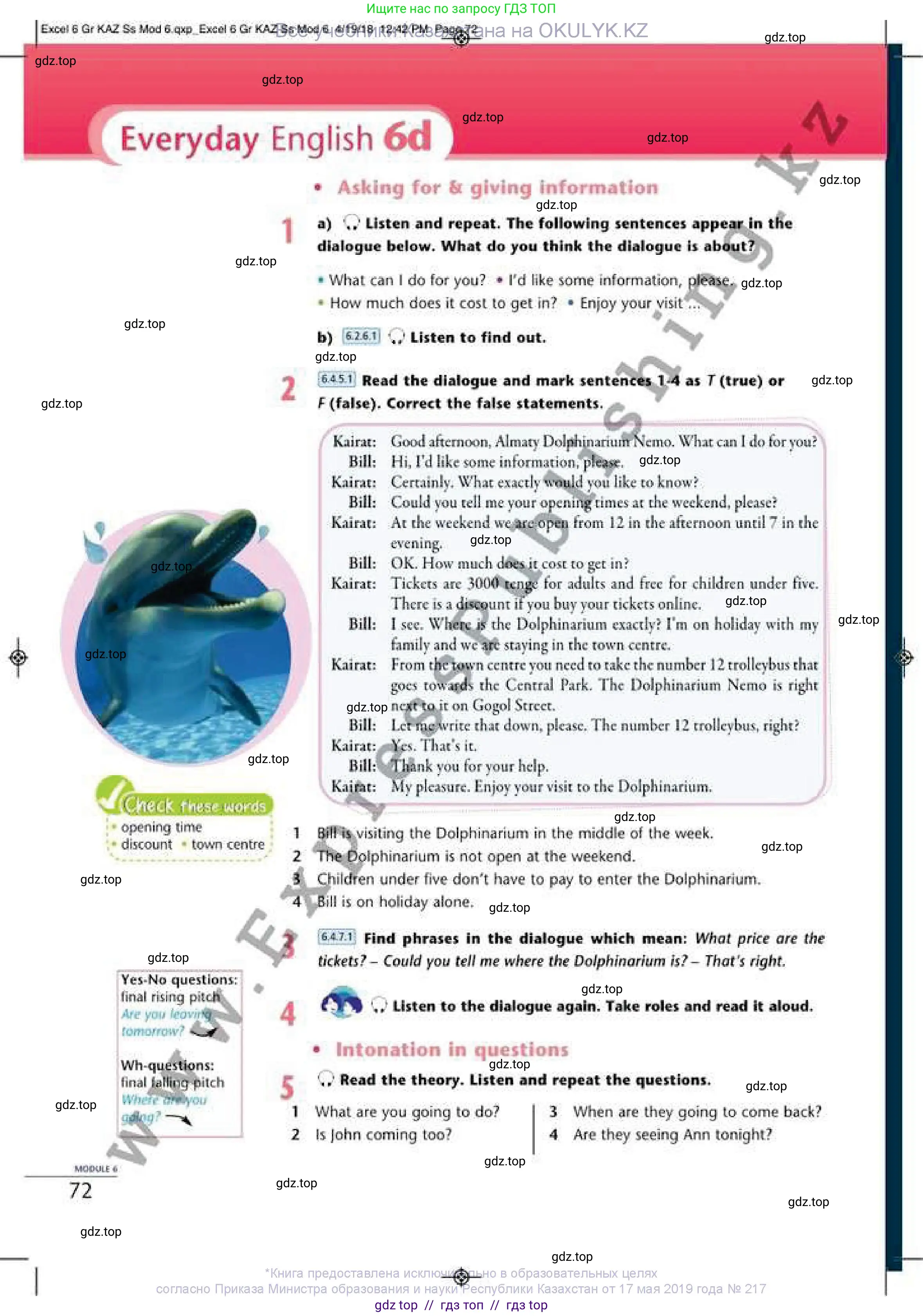 Английский язык (english), 6 класс Учебник (Student's book), авторы: Эванс Вирджиния (Evans Virginia), Дули Дженни (Dooley Jenny), Оби Боб (Obee Bob), Мухамеджанова Наталья (Mukhamedjanova Natalya), издательство Express Publishing, Алматы, 2018, зелёного цвета, страница 72
