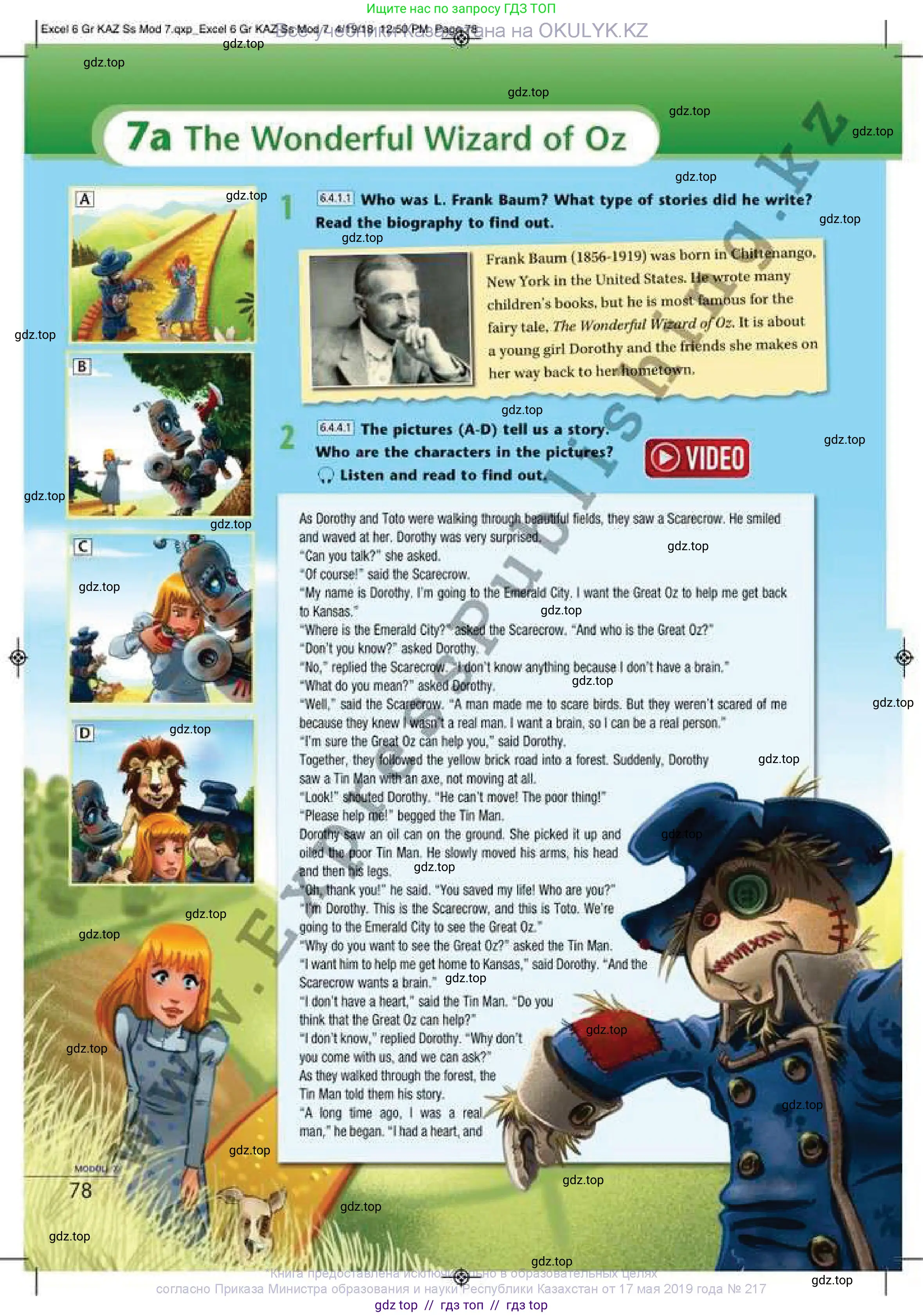 Английский язык (english), 6 класс Учебник (Student's book), авторы: Эванс Вирджиния (Evans Virginia), Дули Дженни (Dooley Jenny), Оби Боб (Obee Bob), Мухамеджанова Наталья (Mukhamedjanova Natalya), издательство Express Publishing, Алматы, 2018, зелёного цвета, страница 78
