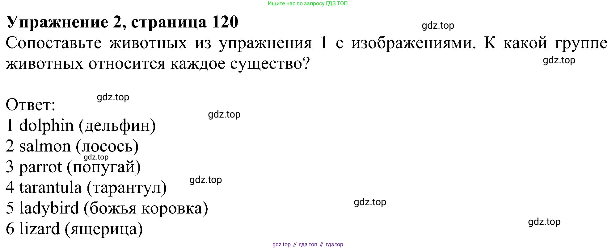ГДЗ Английский язык (english), 6 класс рабочая тетрадь, авторы: Комарова Юлия Александровна, Ларионова Ирина Владимировна, издательство Русское слово, Москва, 2022, розового цвета, страница 120, номер 2, Решение