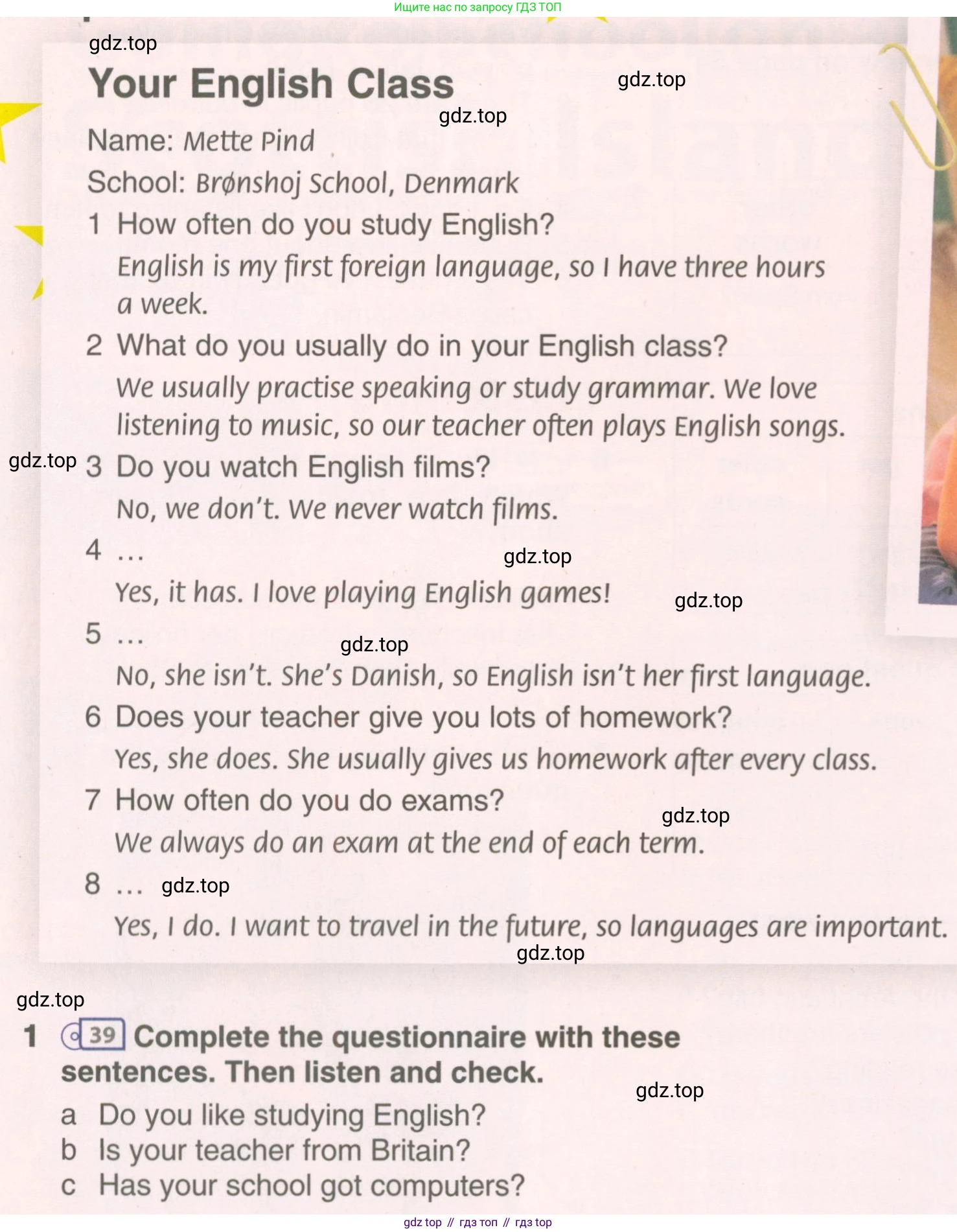 ГДЗ Английский язык (english), 6 класс Учебник (Student's book), авторы: Комарова Юлия Александровна, Ларионова Ирина Владимировна, издательство Русское слово, Москва, 2022, розового цвета, страница 56, номер 1, Условие