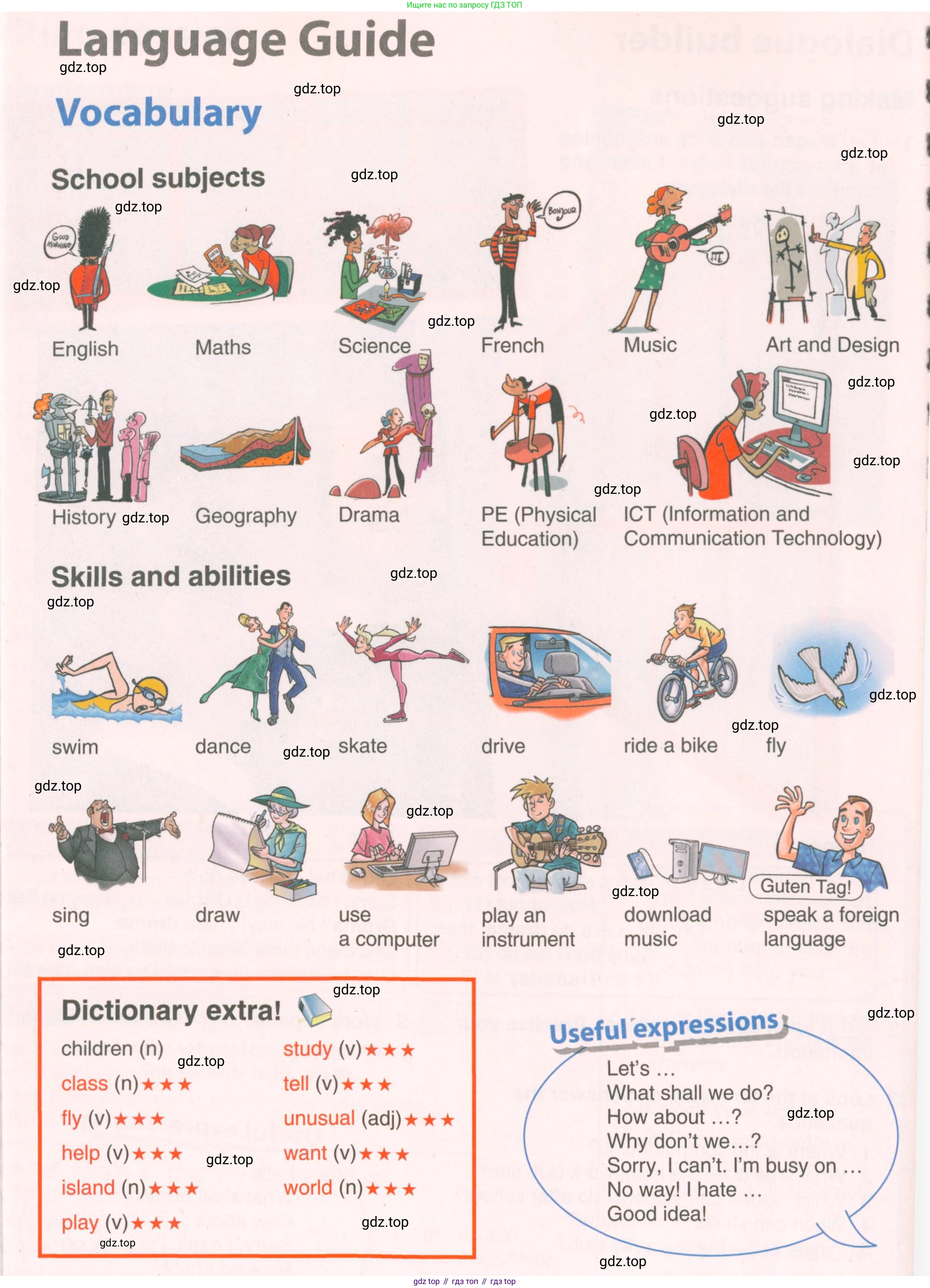 ГДЗ Английский язык (english), 6 класс Учебник (Student's book), авторы: Комарова Юлия Александровна, Ларионова Ирина Владимировна, издательство Русское слово, Москва, 2022, розового цвета, страница 58, Условие