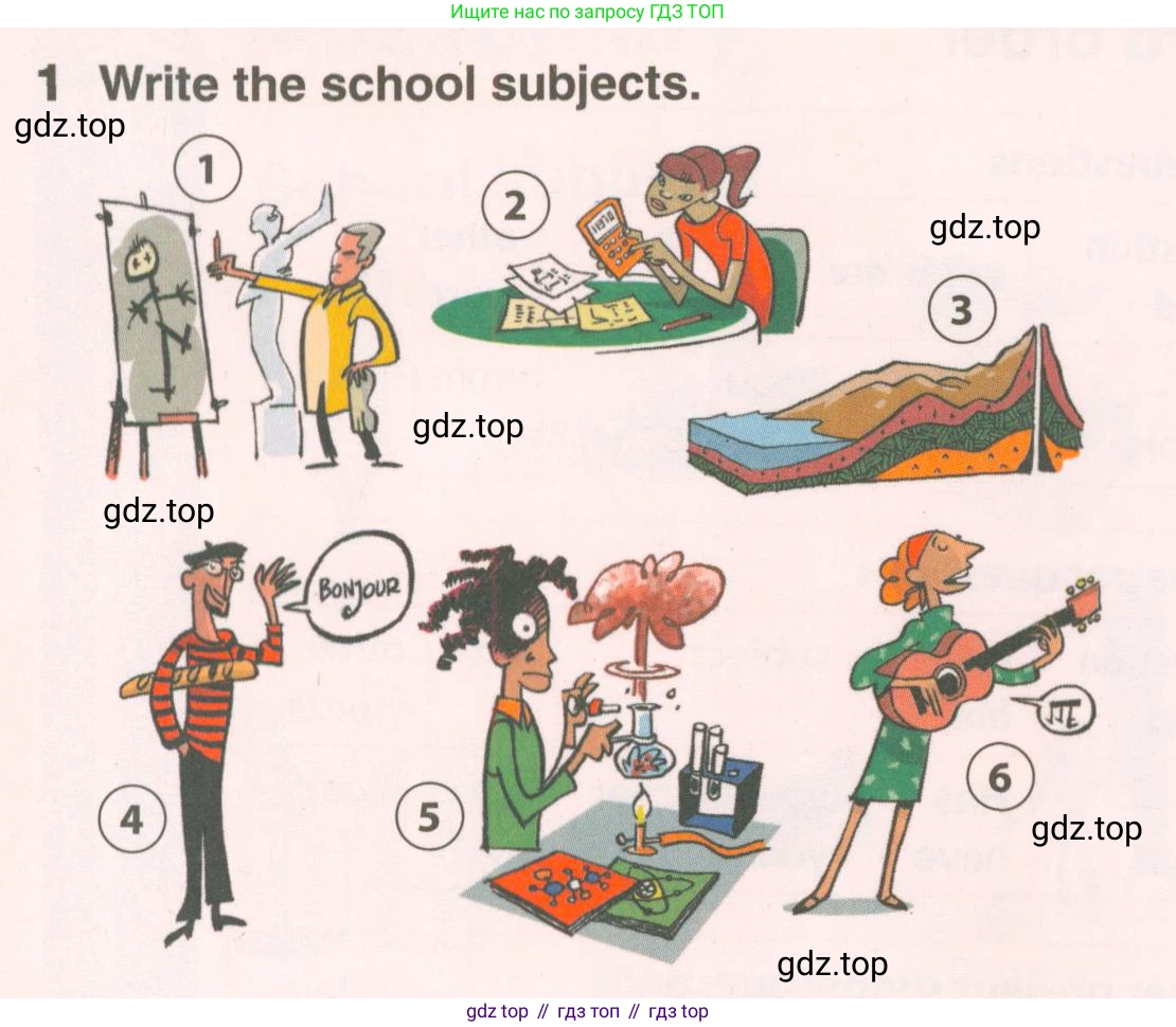 ГДЗ Английский язык (english), 6 класс Учебник (Student's book), авторы: Комарова Юлия Александровна, Ларионова Ирина Владимировна, издательство Русское слово, Москва, 2022, розового цвета, страница 60, номер 1, Условие