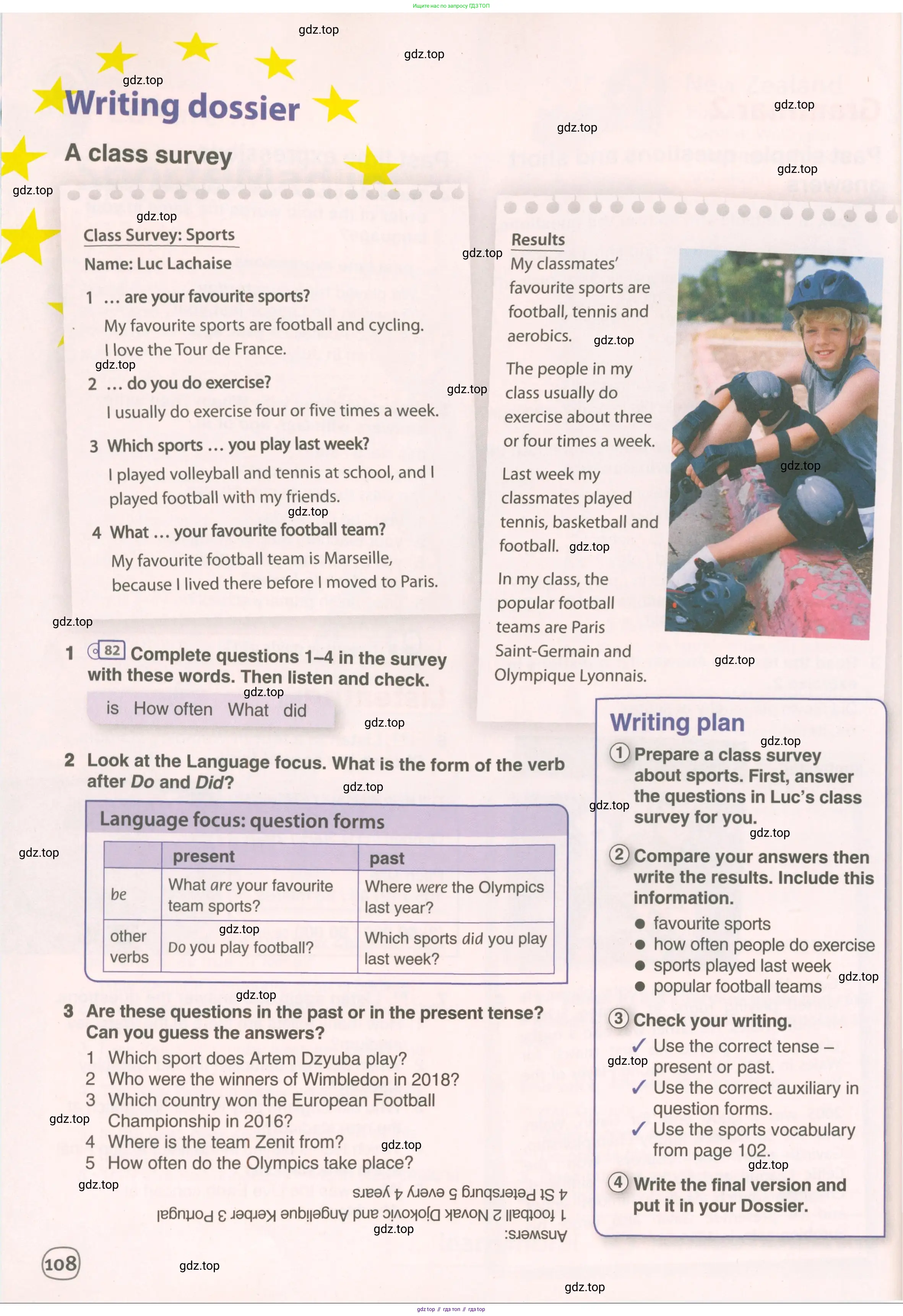 Английский язык (english), 6 класс Учебник (Student's book), авторы: Комарова Юлия Александровна, Ларионова Ирина Владимировна, издательство Русское слово, Москва, 2022, розового цвета, страница 108