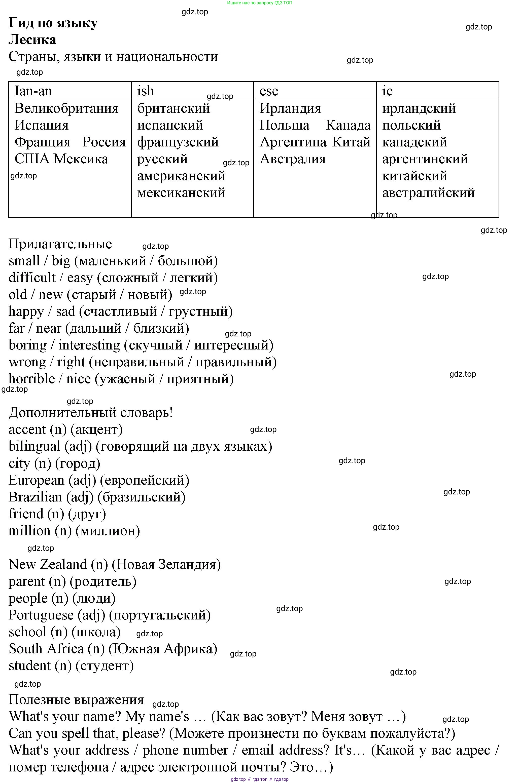 ГДЗ Английский язык (english), 6 класс Учебник (Student's book), авторы: Комарова Юлия Александровна, Ларионова Ирина Владимировна, издательство Русское слово, Москва, 2022, розового цвета, страница 18, Решение