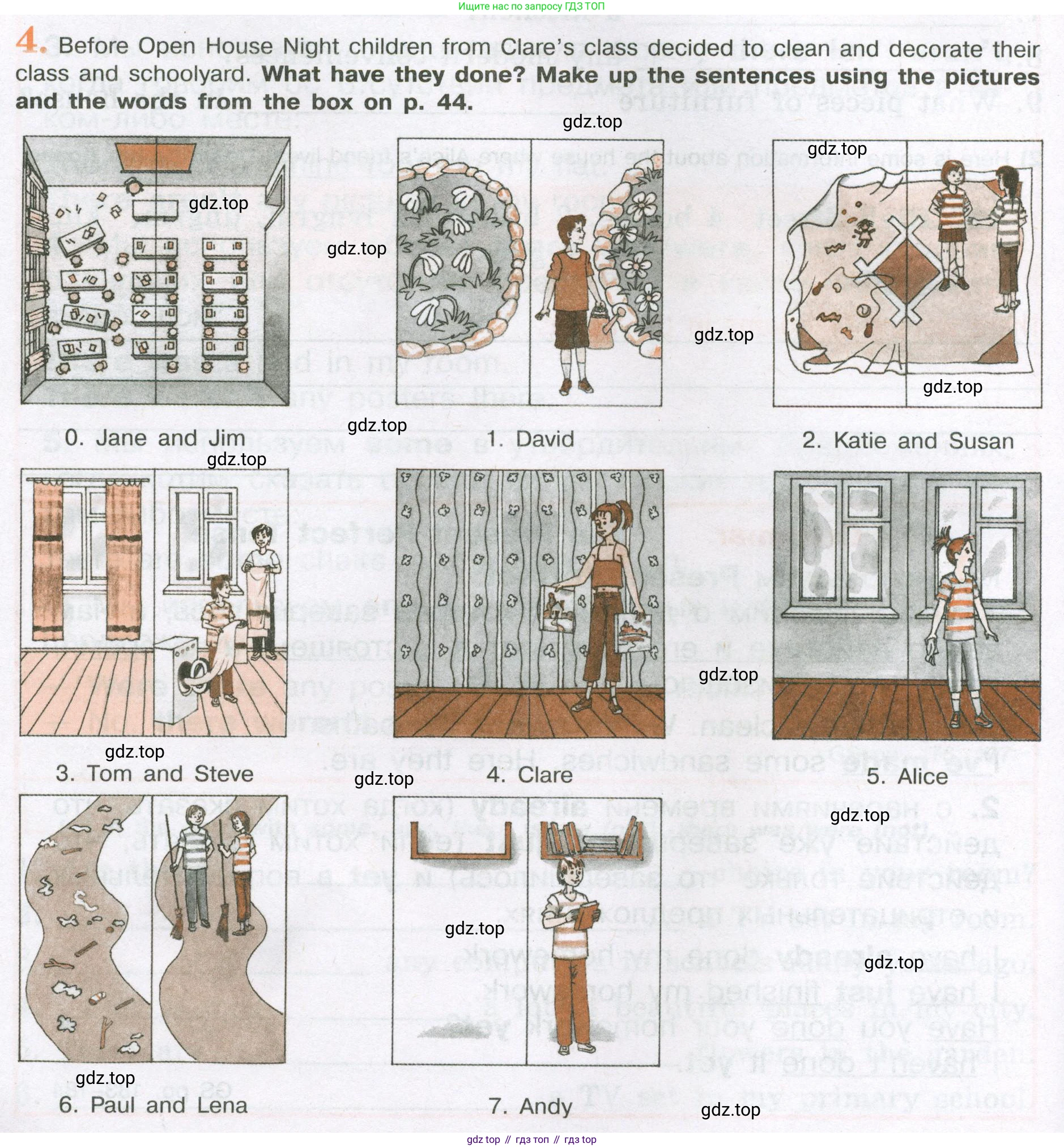 ГДЗ Английский язык (english), 6 класс рабочая тетрадь (activity book), авторы: Кузовлев Владимир Петрович (Kuzovlev Vladimir), Лапа Наталья Михайловна, Перегудова Эльвира Шакировна, Костина Ирина Павловна, Дуванова Ольга Викторовна, Кузнецова Елена Вячеславовна, издательство Просвещение, Москва, 2023, оранжевого цвета, страница 46, номер 4, Условие