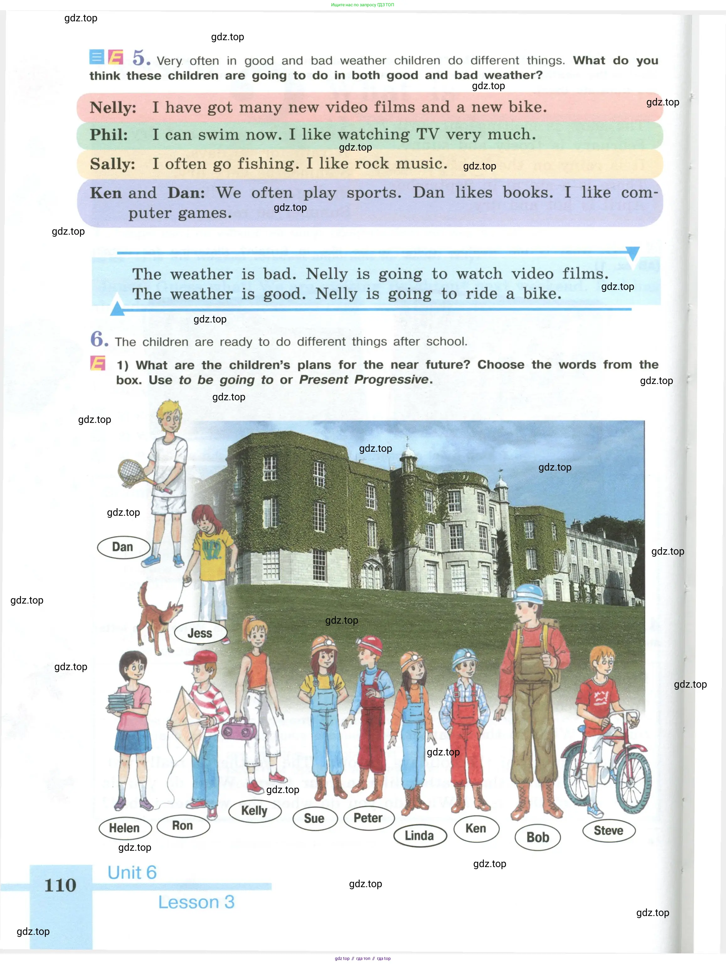 Английский язык (english), 6 класс Учебник (Student's book), авторы: Кузовлев Владимир Петрович (Kuzovlev Vladimir), Лапа Наталья Михайловна, Перегудова Эльвира Шакировна, Костина Ирина Павловна, Дуванова Ольга Викторовна, Кузнецова Елена Вячеславовна, издательство Просвещение, Москва, 2023, оранжевого цвета, страница 110