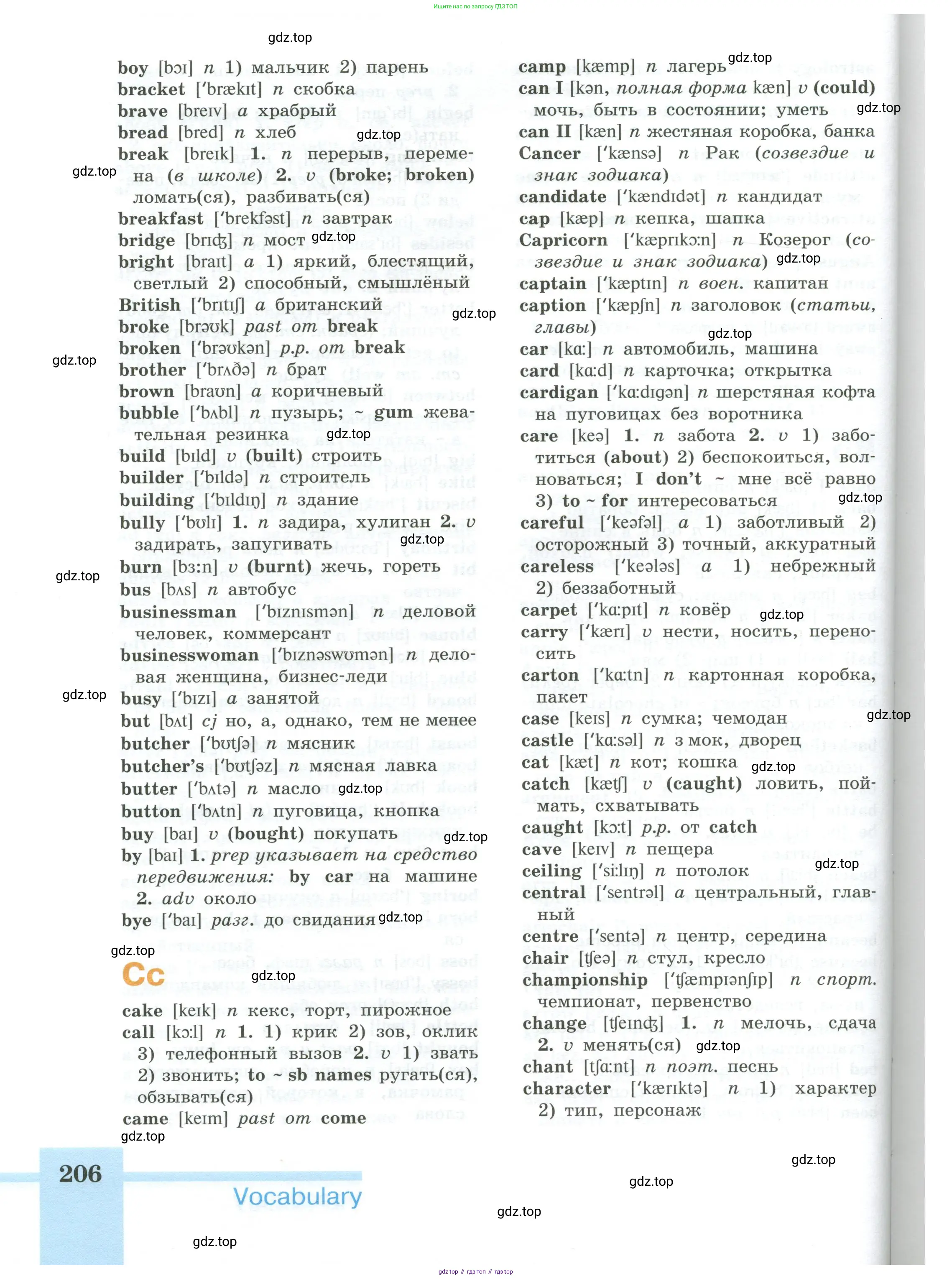 Английский язык (english), 6 класс Учебник (Student's book), авторы: Кузовлев Владимир Петрович (Kuzovlev Vladimir), Лапа Наталья Михайловна, Перегудова Эльвира Шакировна, Костина Ирина Павловна, Дуванова Ольга Викторовна, Кузнецова Елена Вячеславовна, издательство Просвещение, Москва, 2023, оранжевого цвета, страница 206