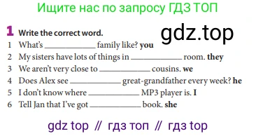Английский язык (english), 6 класс Учебник (Student's book), авторы: Манн Малкольм (Mann Malcolm), Тейлор-Ноулз Стив (Taylore-Knowles Steve), издательство Macmillan Education, Алматы, 2012, страница 9, номер 1, Условие