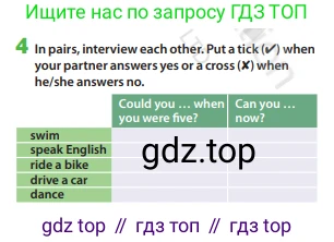 Английский язык (english), 6 класс Учебник (Student's book), авторы: Манн Малкольм (Mann Malcolm), Тейлор-Ноулз Стив (Taylore-Knowles Steve), издательство Macmillan Education, Алматы, 2012, страница 100, номер 4, Условие
