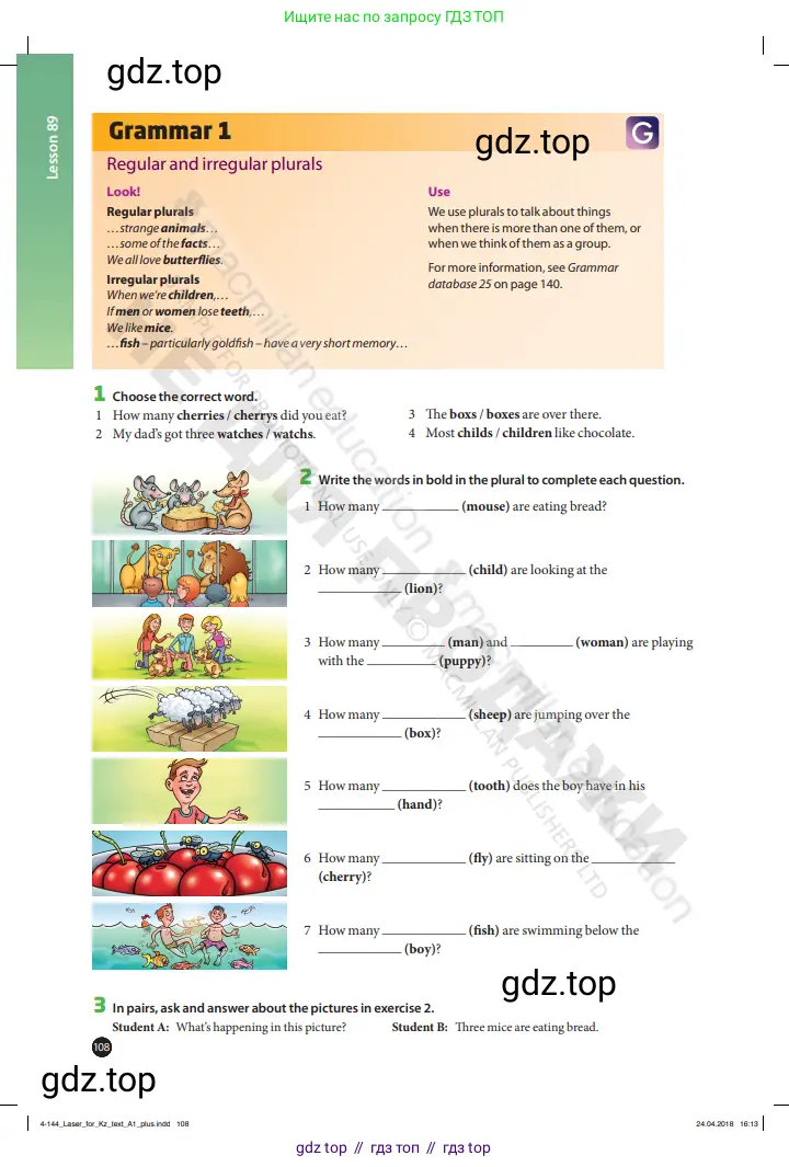 Английский язык (english), 6 класс Учебник (Student's book), авторы: Манн Малкольм (Mann Malcolm), Тейлор-Ноулз Стив (Taylore-Knowles Steve), издательство Macmillan Education, Алматы, 2012, страница 108