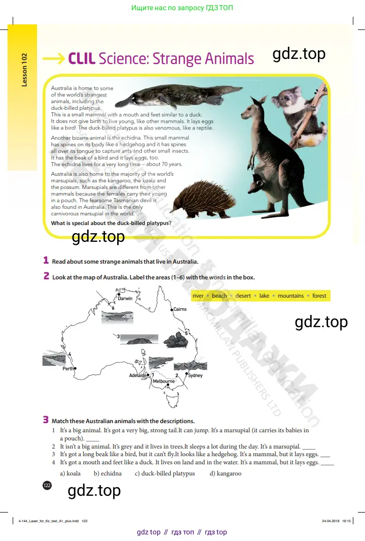Английский язык (english), 6 класс Учебник (Student's book), авторы: Манн Малкольм (Mann Malcolm), Тейлор-Ноулз Стив (Taylore-Knowles Steve), издательство Macmillan Education, Алматы, 2012, страница 122