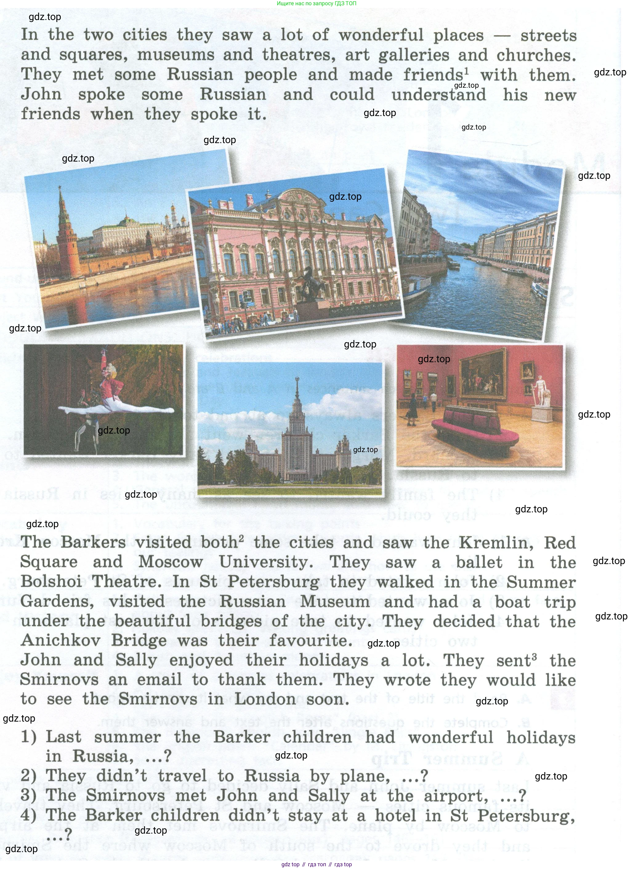 Английский язык (english), 6 класс Учебник, авторы: Афанасьева Ольга Васильевна (Afanasyeva Olga), Михеева Ирина Владимировна (Mikheeva Irina), Баранова Ксения Михайловна (Baranova Ksenia), издательство Просвещение, Москва, 2023, Часть 1, страница 5, номер 2, Условие (продолжение 2)