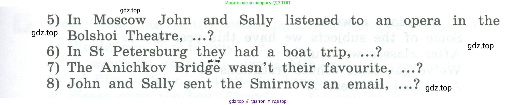 Английский язык (english), 6 класс Учебник, авторы: Афанасьева Ольга Васильевна (Afanasyeva Olga), Михеева Ирина Владимировна (Mikheeva Irina), Баранова Ксения Михайловна (Baranova Ksenia), издательство Просвещение, Москва, 2023, Часть 1, страница 5, номер 2, Условие (продолжение 3)