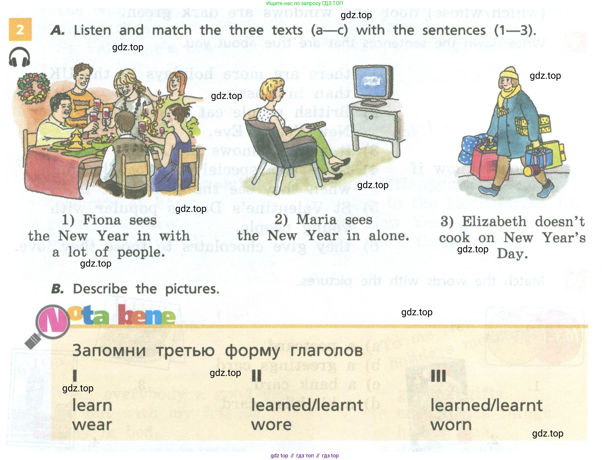 Английский язык (english), 6 класс Учебник, авторы: Афанасьева Ольга Васильевна (Afanasyeva Olga), Михеева Ирина Владимировна (Mikheeva Irina), Баранова Ксения Михайловна (Baranova Ksenia), издательство Просвещение, Москва, 2023, Часть 1, страница 116, номер 2, Условие