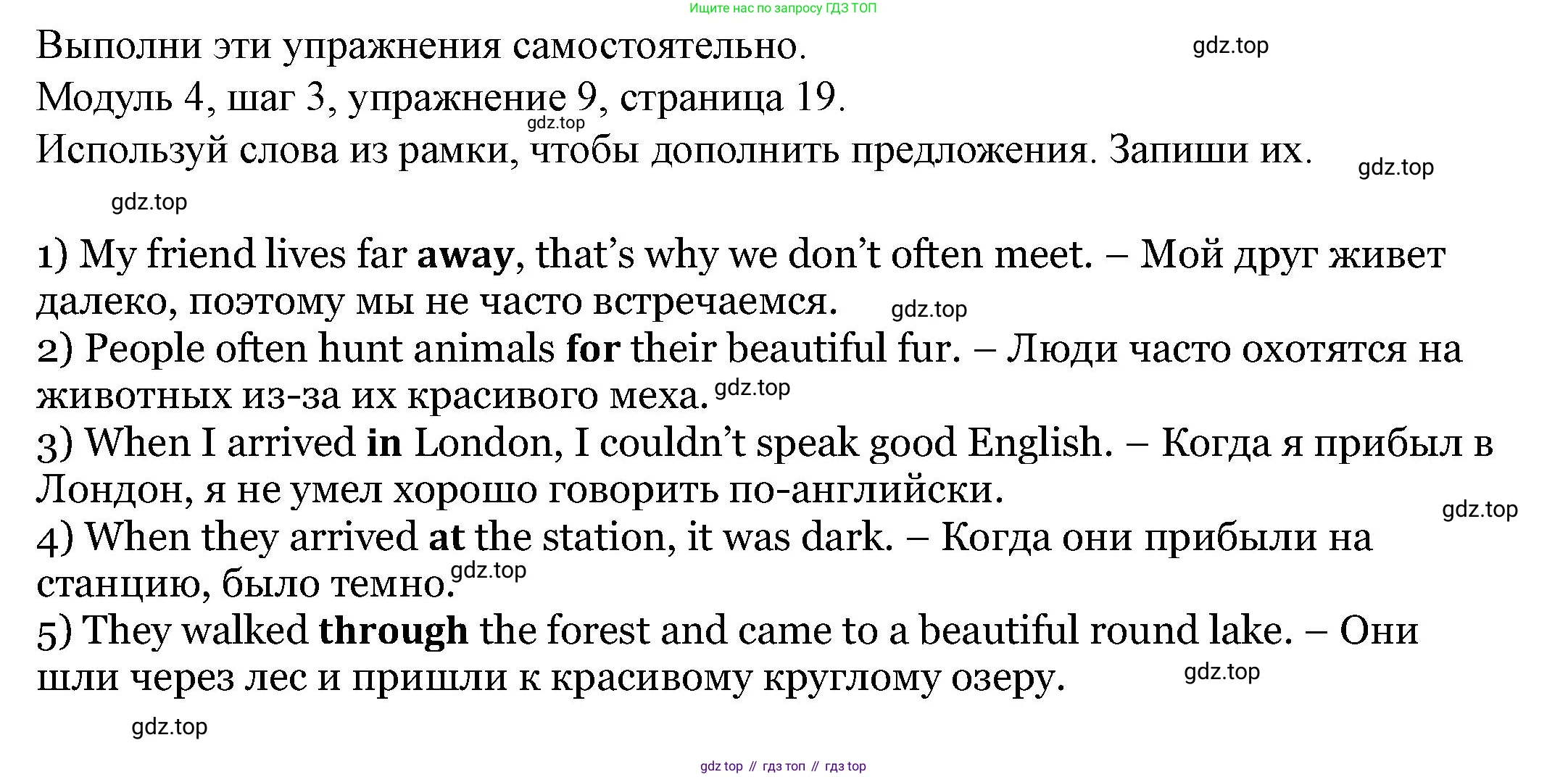 Английский язык (english), 6 класс Учебник, авторы: Афанасьева Ольга Васильевна (Afanasyeva Olga), Михеева Ирина Владимировна (Mikheeva Irina), Баранова Ксения Михайловна (Baranova Ksenia), издательство Просвещение, Москва, 2023, Часть 2, страница 19, номер 9, Решение