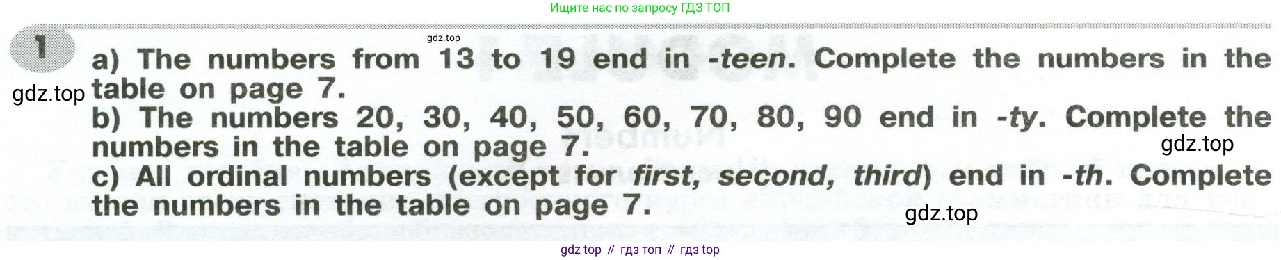 Английский язык (english), 6 класс Грамматический тренажёр, автор: Тимофеева Светлана Леонидовна, издательство Просвещение, Москва, 2023, зелёного цвета, страница 7, номер 1, Условие 2023-2027 (продолжение 2)