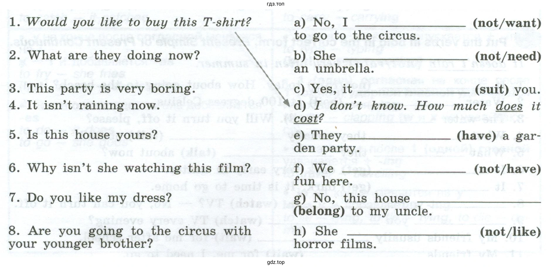 Choose the correct sentence