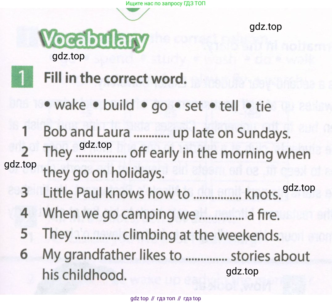 Английский язык (english), 6 класс Рабочая тетрадь (workbook), авторы: Ваулина Юлия Евгеньевна (Vaulina Julia), Дули Дженни (Dooley Jenny), Подоляко Ольга Евгеньевна (Podolyako Olga), Эванс Вирджиния (Evans Virginia), издательство Просвещение, Москва, 2023, зелёного цвета, страница 25, номер 1, Условие 2023-2027