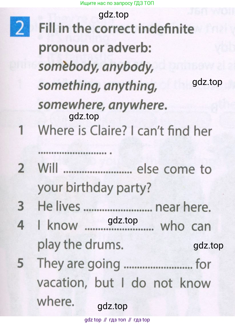 Английский язык (english), 6 класс Рабочая тетрадь (workbook), авторы: Ваулина Юлия Евгеньевна (Vaulina Julia), Дули Дженни (Dooley Jenny), Подоляко Ольга Евгеньевна (Podolyako Olga), Эванс Вирджиния (Evans Virginia), издательство Просвещение, Москва, 2023, зелёного цвета, страница 29, номер 2, Условие 2023-2027