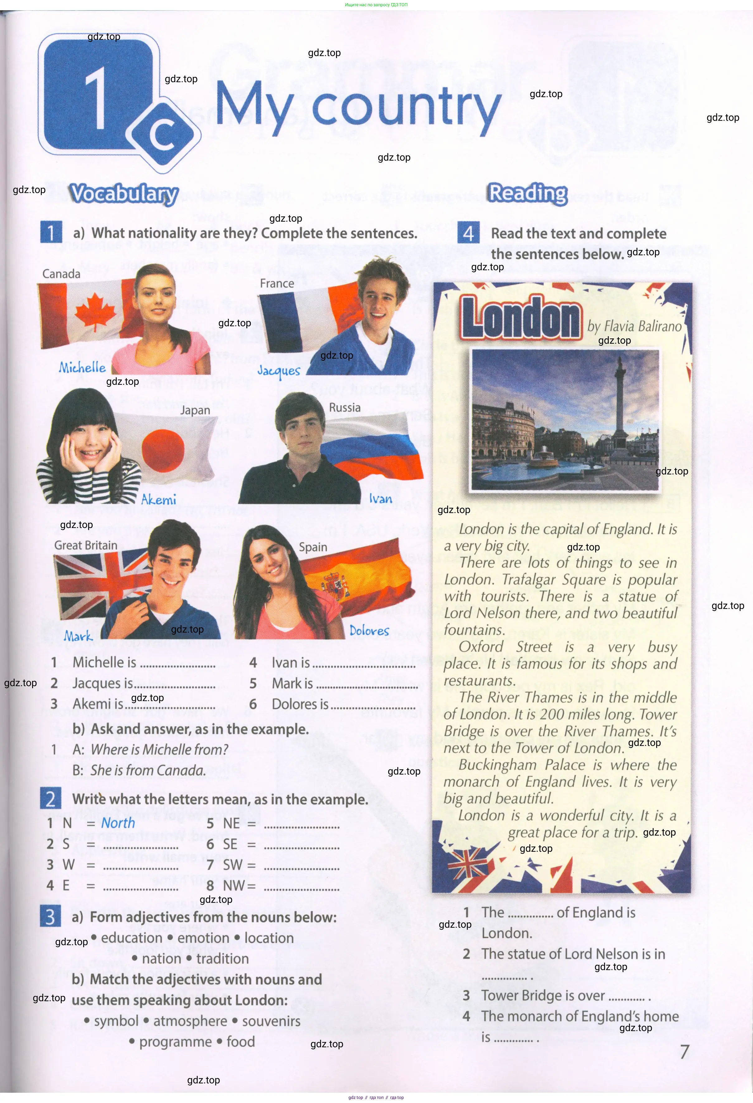 Английский язык (english), 6 класс Рабочая тетрадь (workbook), авторы: Ваулина Юлия Евгеньевна (Vaulina Julia), Дули Дженни (Dooley Jenny), Подоляко Ольга Евгеньевна (Podolyako Olga), Эванс Вирджиния (Evans Virginia), издательство Просвещение, Москва, 2023, зелёного цвета, страница 7