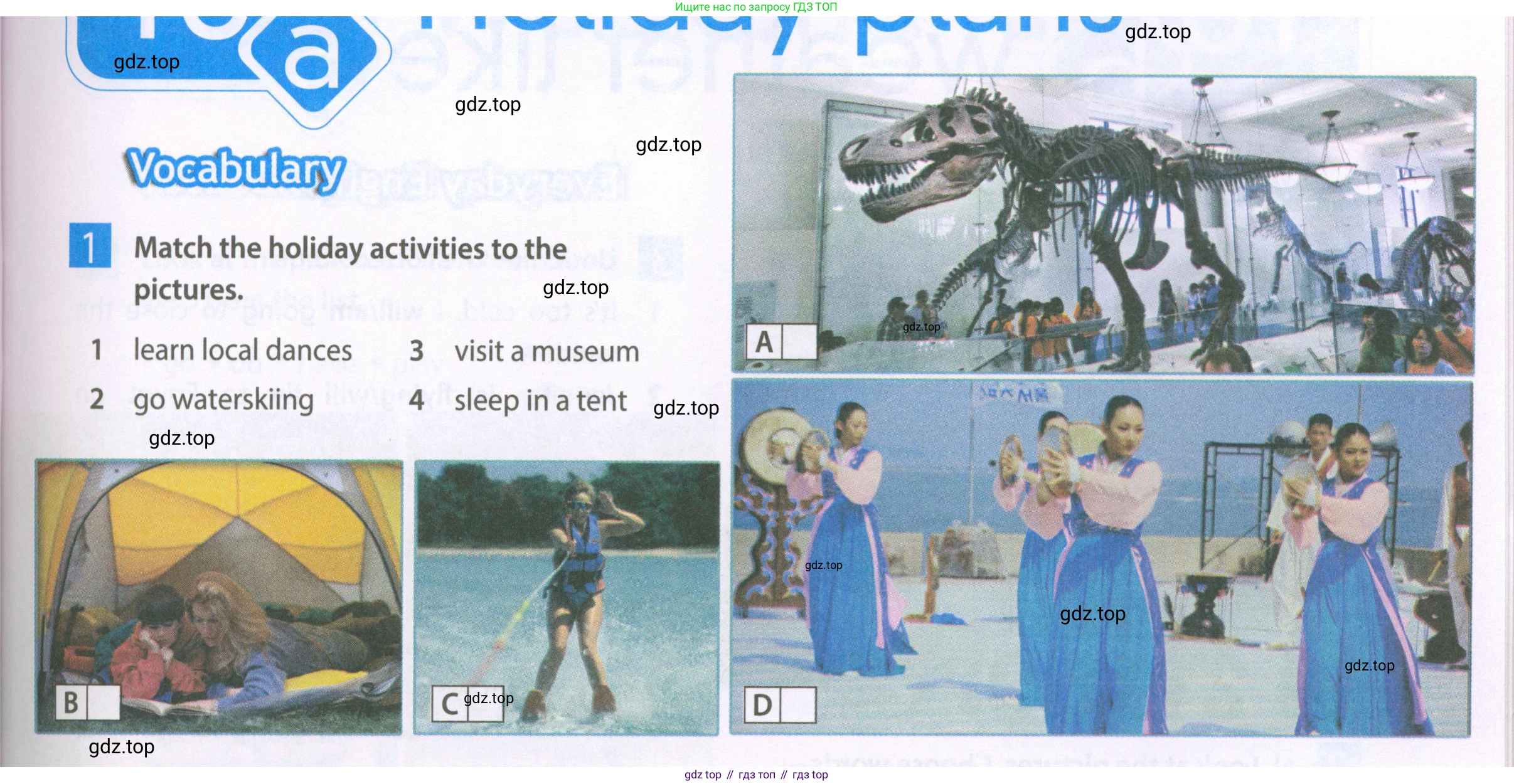 Английский язык (english), 6 класс Рабочая тетрадь (workbook), авторы: Ваулина Юлия Евгеньевна (Vaulina Julia), Дули Дженни (Dooley Jenny), Подоляко Ольга Евгеньевна (Podolyako Olga), Эванс Вирджиния (Evans Virginia), издательство Просвещение, Москва, 2023, зелёного цвета, страница 59, номер 1, Условие 2023-2027